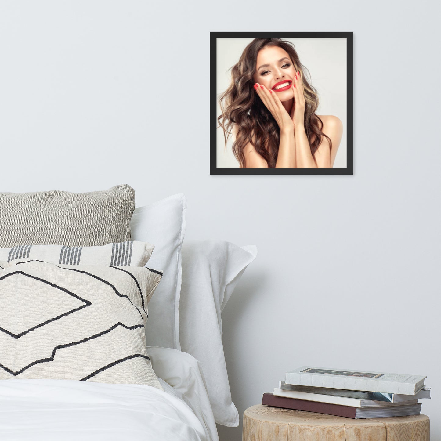 Smiles + Laughter = Priceless. Framed Poster Wall Art (Horizontal Model 0052)