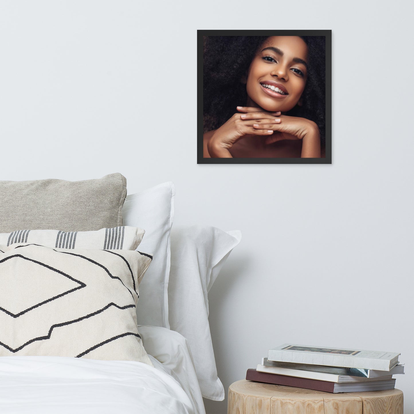 Smiles + Laughter = Priceless. Framed Poster Wall Art (Horizontal Model 0060)