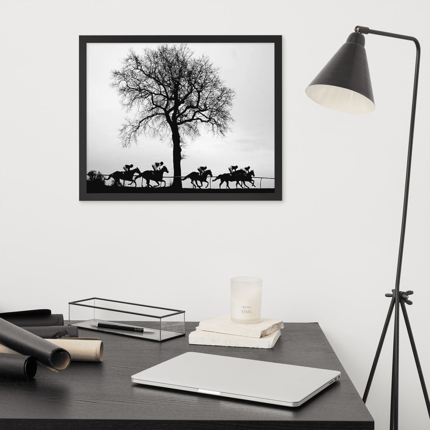 Framed Poster (Horse Wall Art Horizontal - Model 001)