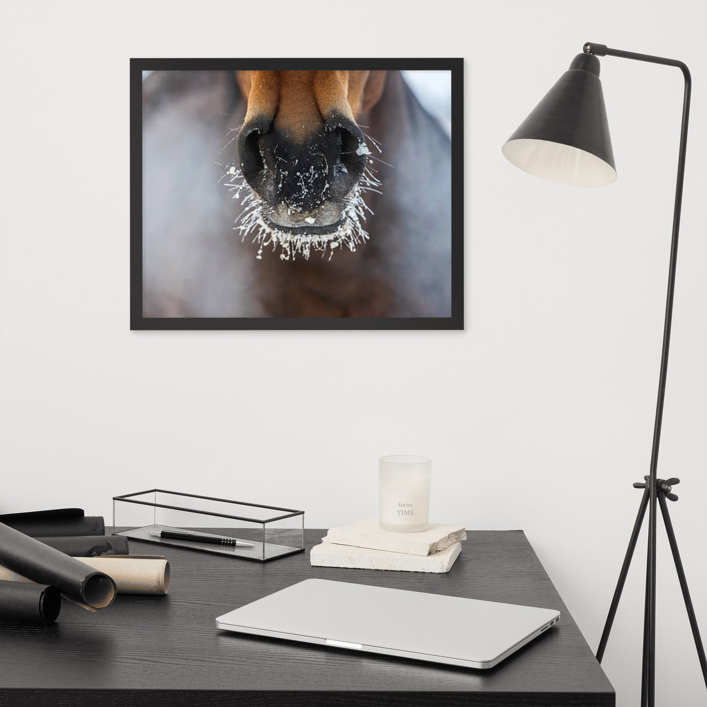 Framed Poster (Horse Wall Art Horizontal - Model 0014)