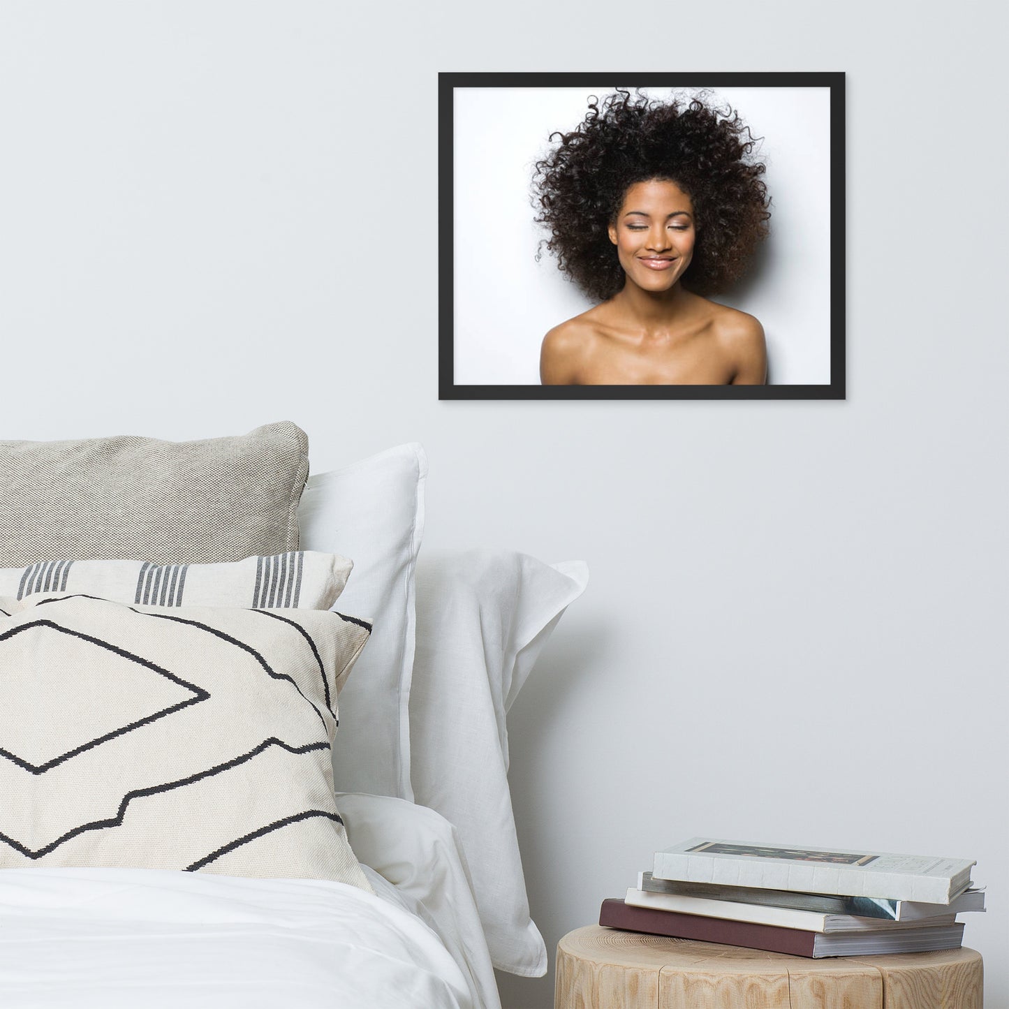 Smiles + Laughter = Priceless. Framed Poster Wall Art (Horizontal Model 004)