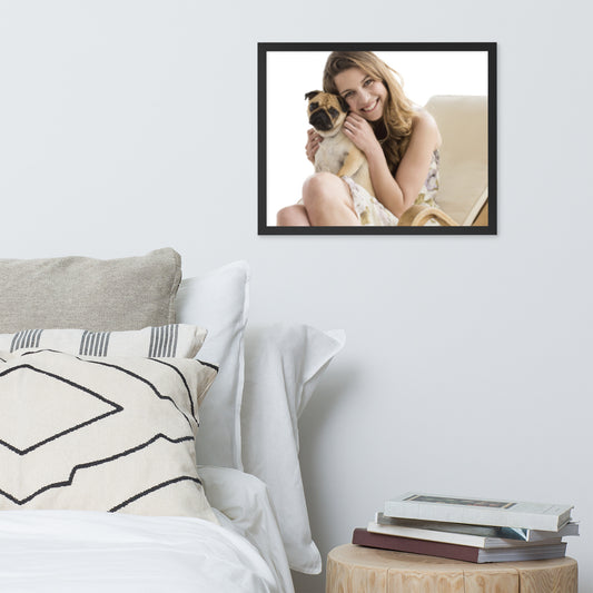 Smiles + Laughter = Priceless. Framed Poster Wall Art (Horizontal Model 0012)