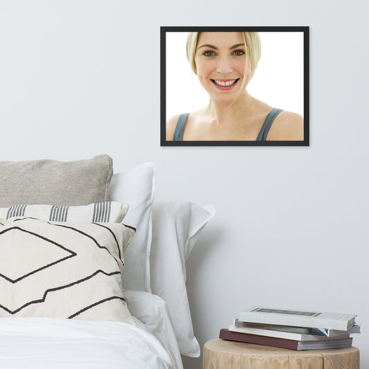 Smiles + Laughter = Priceless. Framed Poster Wall Art (Horizontal Model 0014)