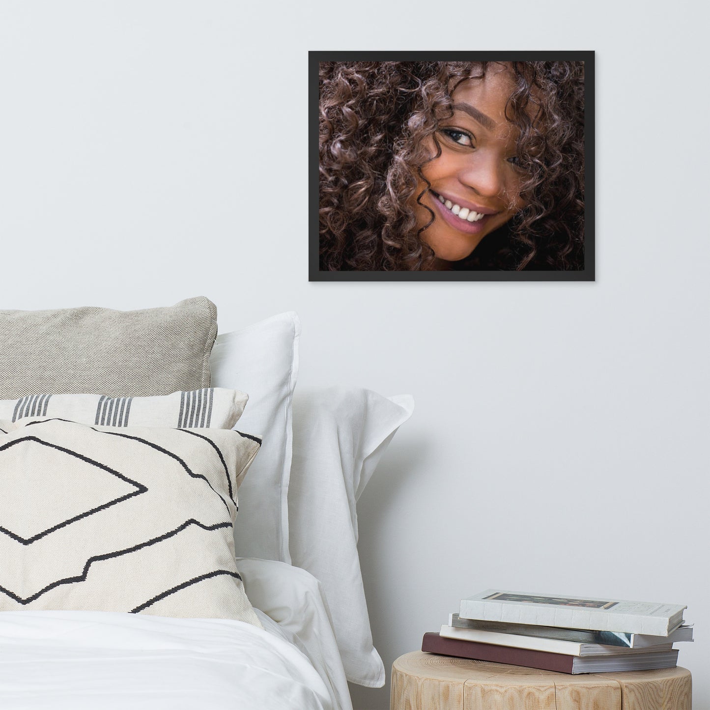 Smiles + Laughter = Priceless. Framed Poster Wall Art (Horizontal Model 0020)