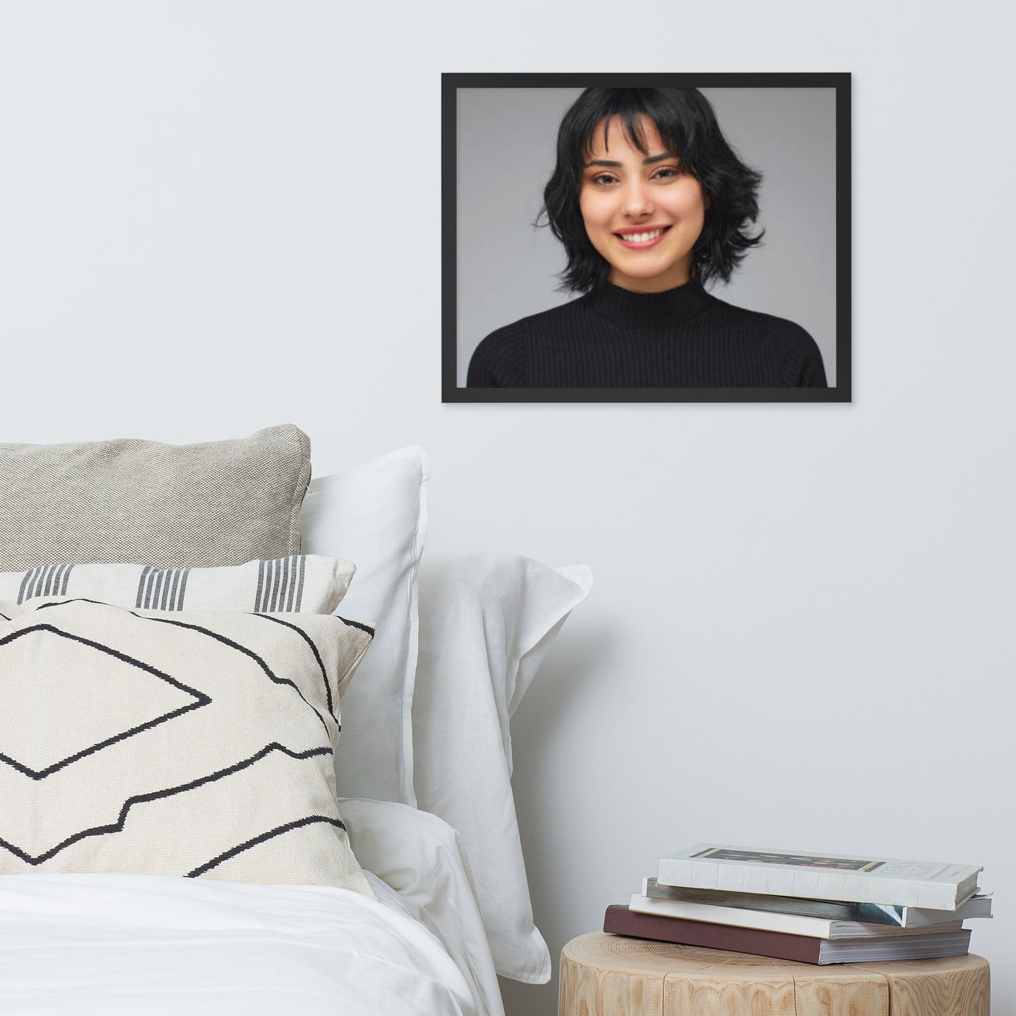 Smiles + Laughter = Priceless. Framed Poster Wall Art (Horizontal Model 0023)