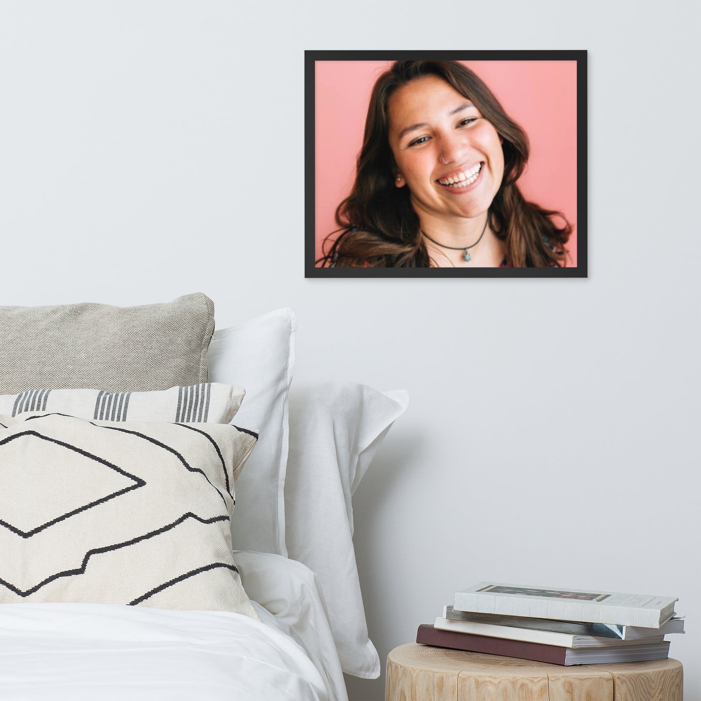 Smiles + Laughter = Priceless. Framed Poster Wall Art (Horizontal Model 0027)