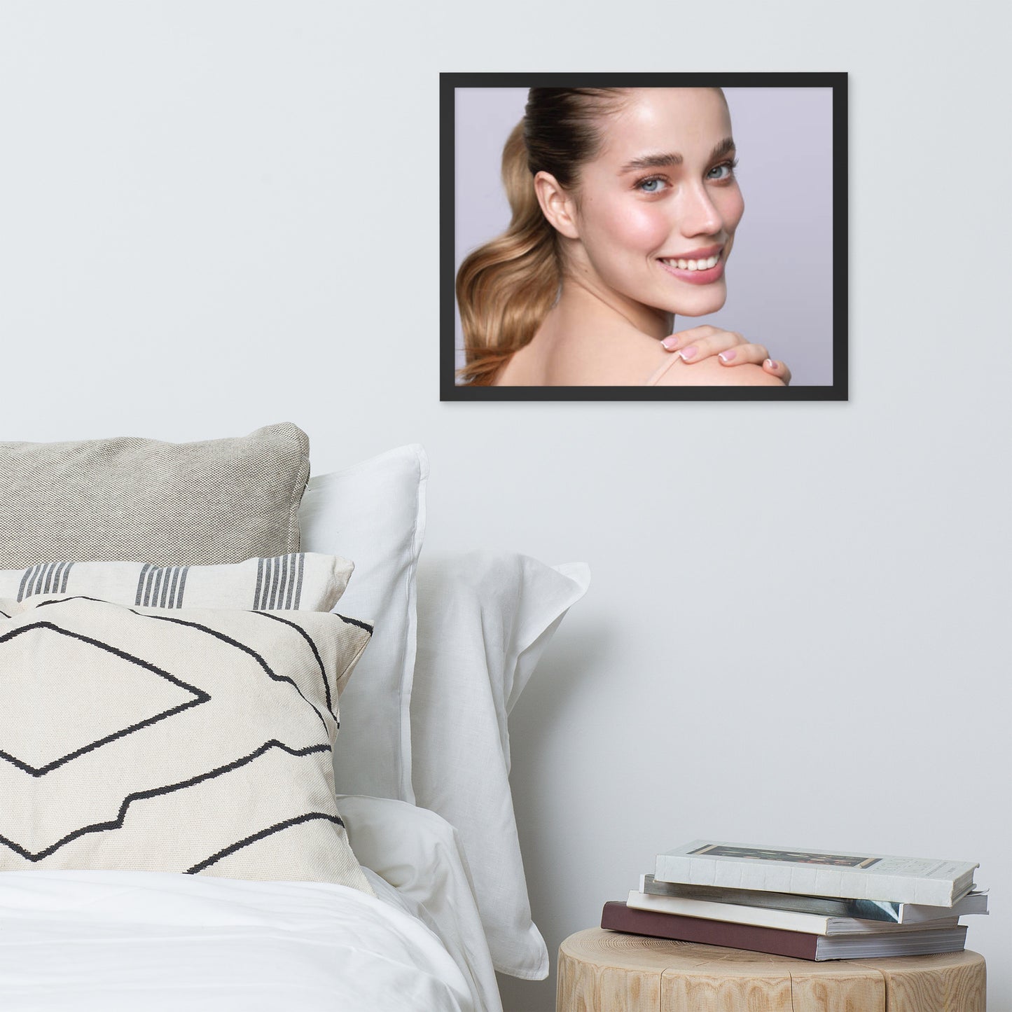 Smiles + Laughter = Priceless. Framed Poster Wall Art (Horizontal Model 0031)