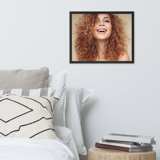 Smiles + Laughter = Priceless. Framed Poster Wall Art (Horizontal Model 0034)