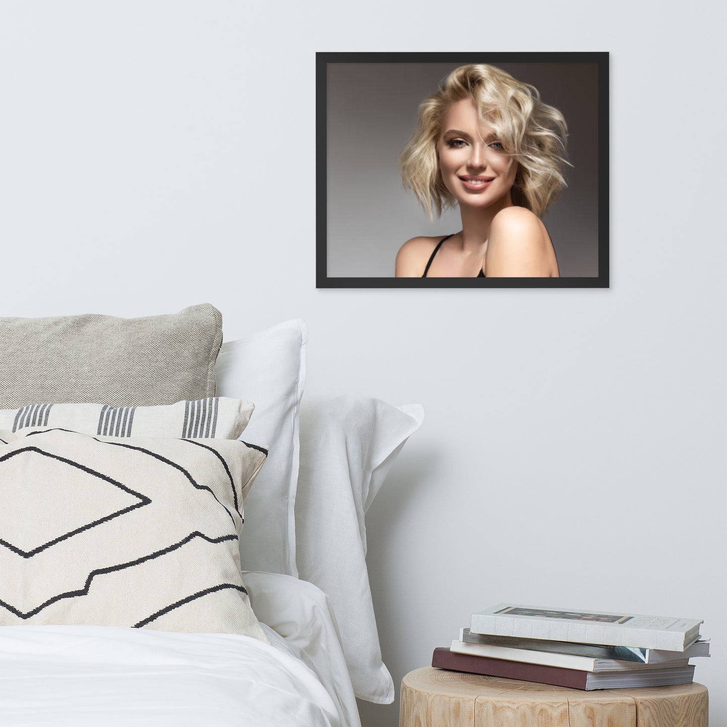 Smiles + Laughter = Priceless. Framed Poster Wall Art (Horizontal Model 0045)