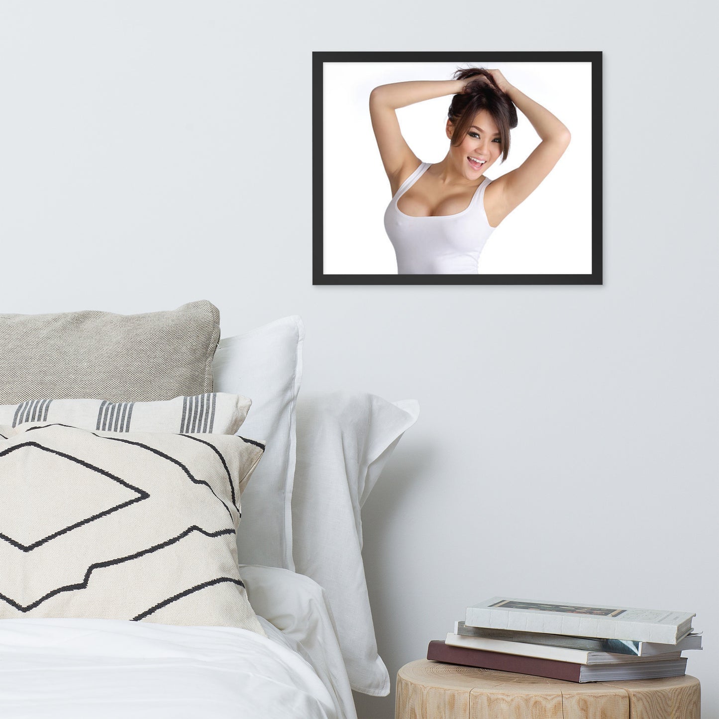 Smiles + Laughter = Priceless. Framed Poster Wall Art (Horizontal Model 0048)