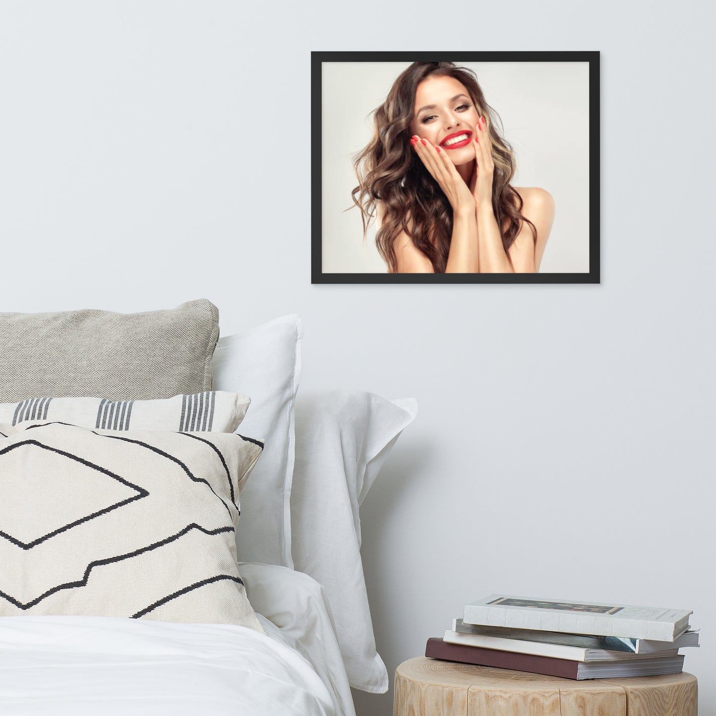 Smiles + Laughter = Priceless. Framed Poster Wall Art (Horizontal Model 0052)