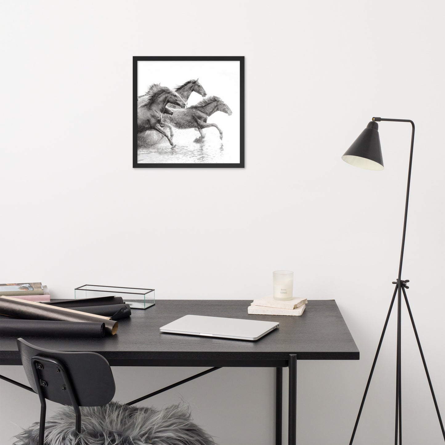 Framed Poster (Horse Wall Art Horizontal - Model 002)