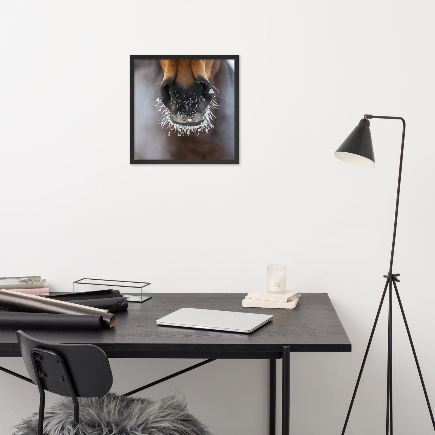 Framed Poster (Horse Wall Art Horizontal - Model 0014)