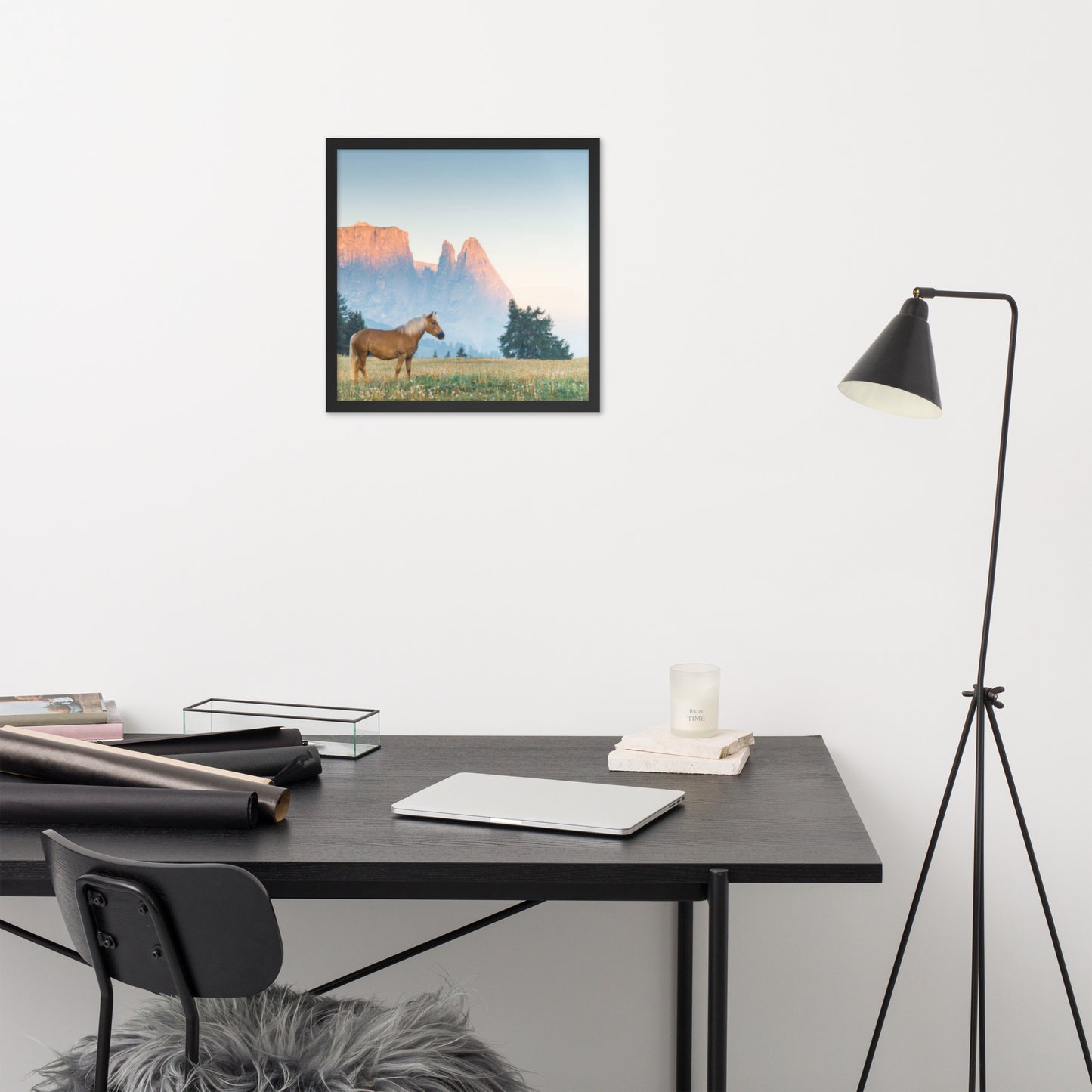 Framed Poster (Horse Wall Art Horizontal - Model 0015)