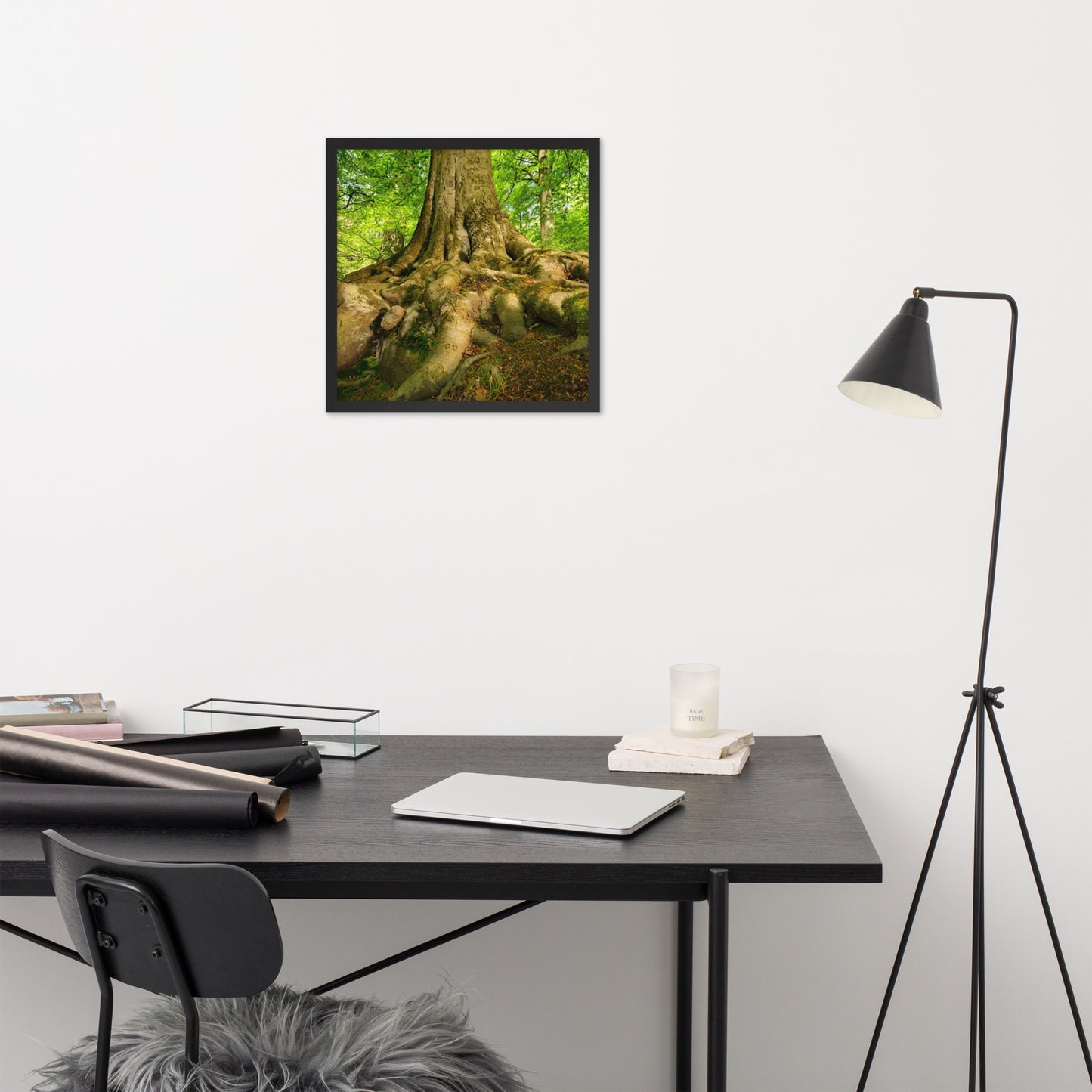 Scenic Nature View Framed Poster Wall Art (Horizontal Model 002)