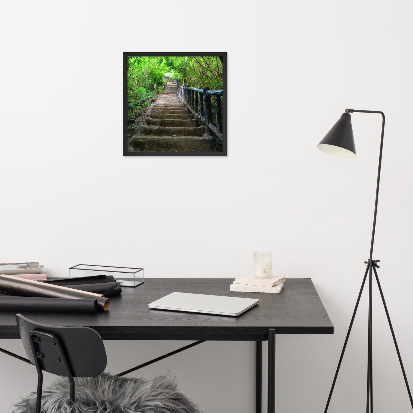 Scenic Nature View Framed Poster Wall Art (Horizontal Model 006)