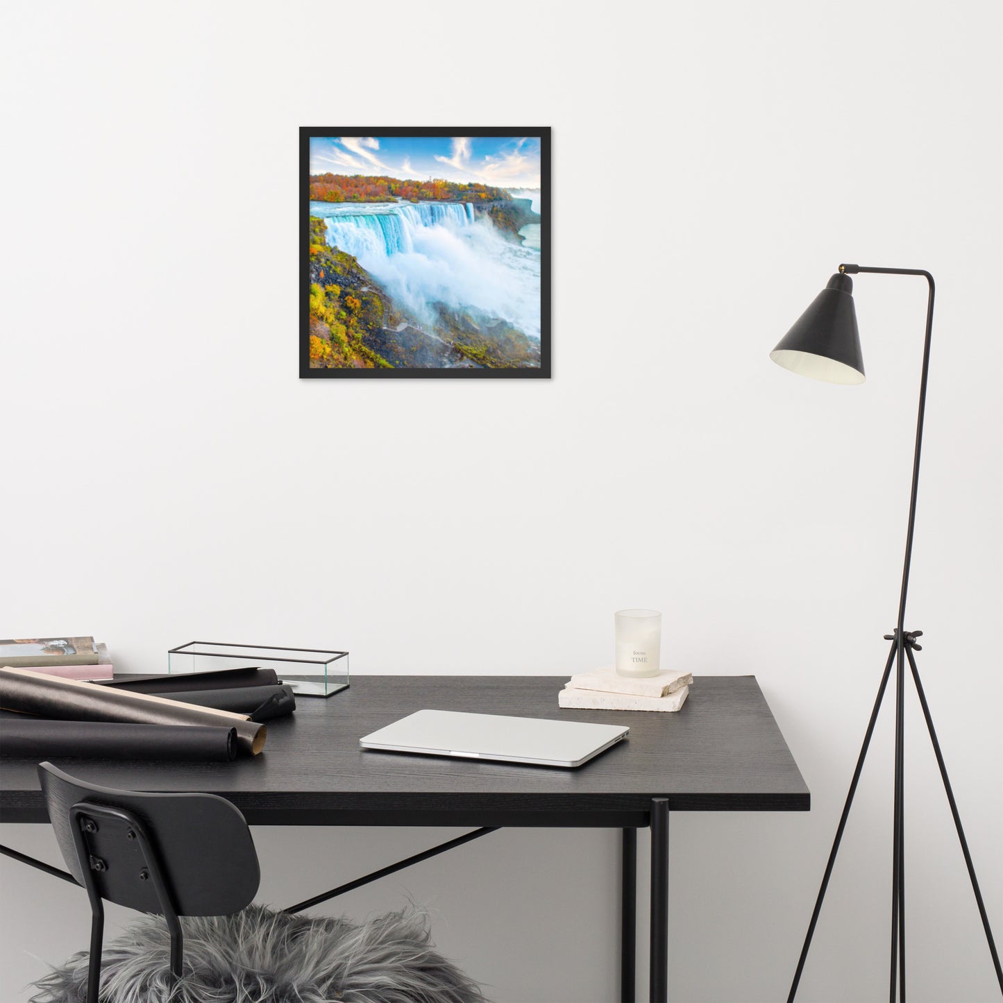 Scenic Nature View Framed Poster Wall Art (Horizontal Model 0012)