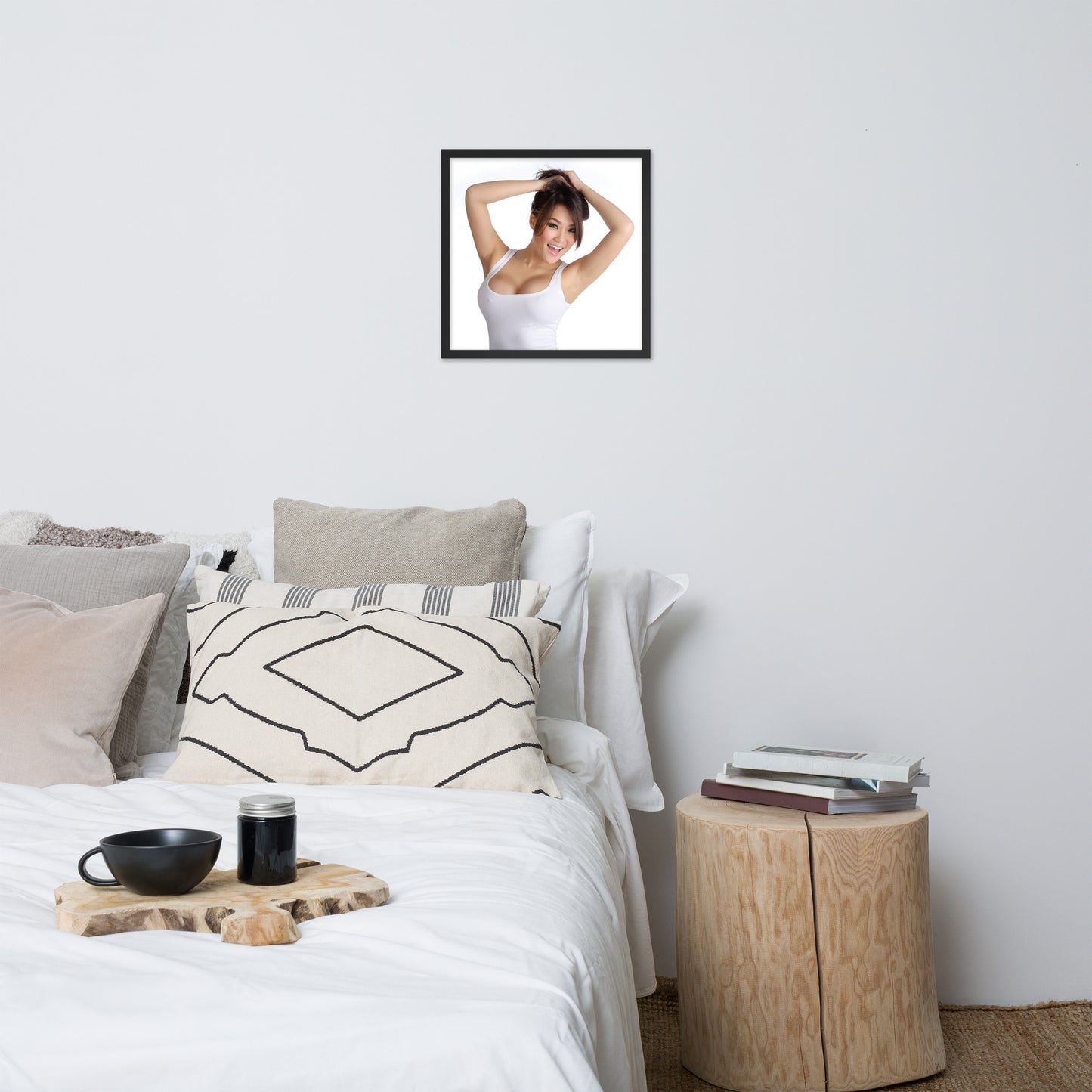 Smiles + Laughter = Priceless. Framed Poster Wall Art (Horizontal Model 0048)