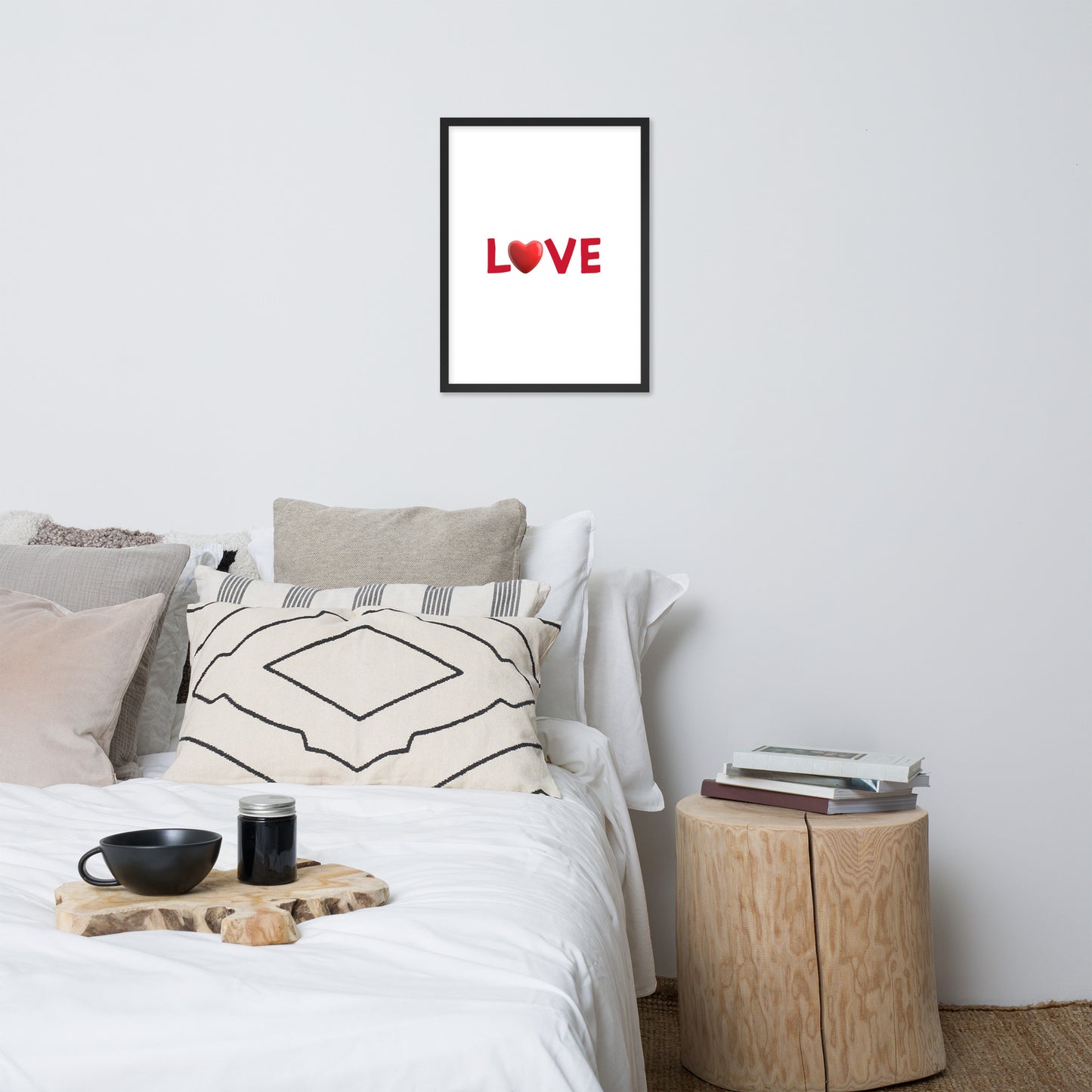 Framed Poster (Love - Love Framed Poster Vertical Model 009)