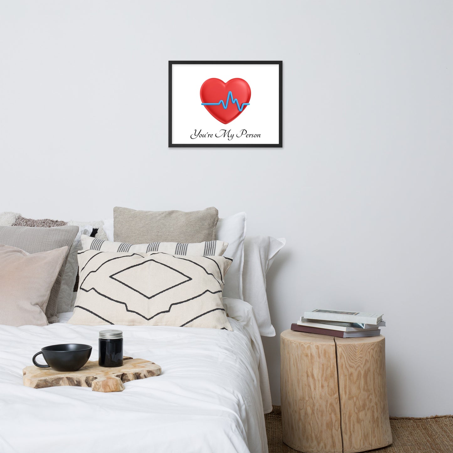 Framed Poster (You're My Person - Lifestyle Framed Poster Horizontal - Model 005)