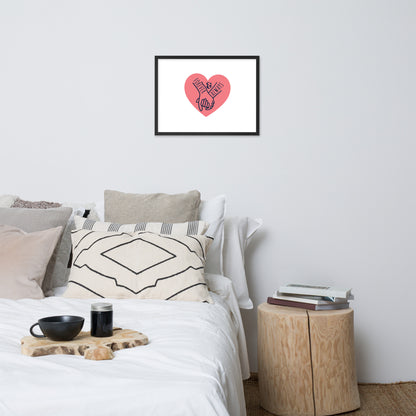 Framed Poster (Forever & Always - Lifestyle Framed Poster Horizontal - Model 0020)