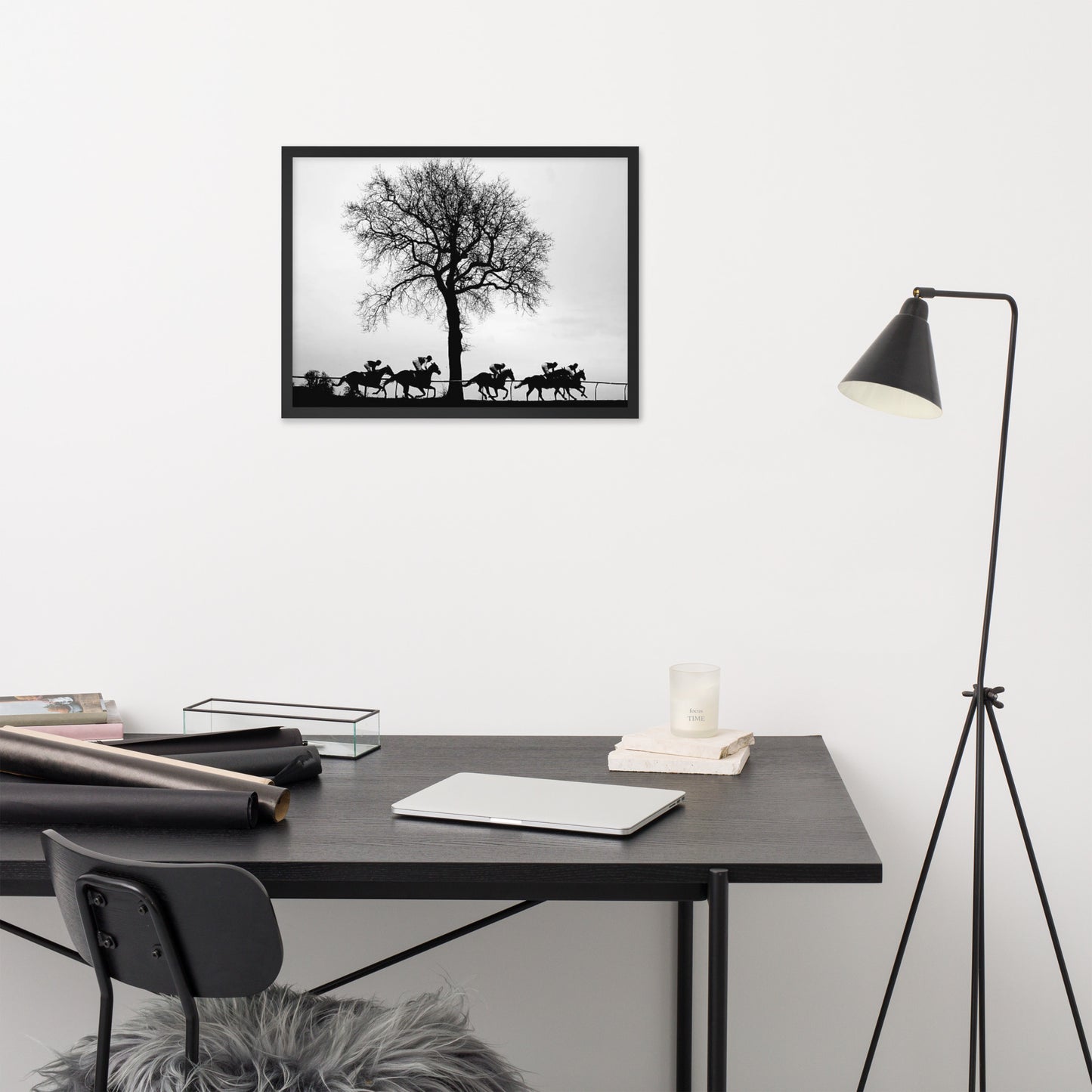 Framed Poster (Horse Wall Art Horizontal - Model 001)