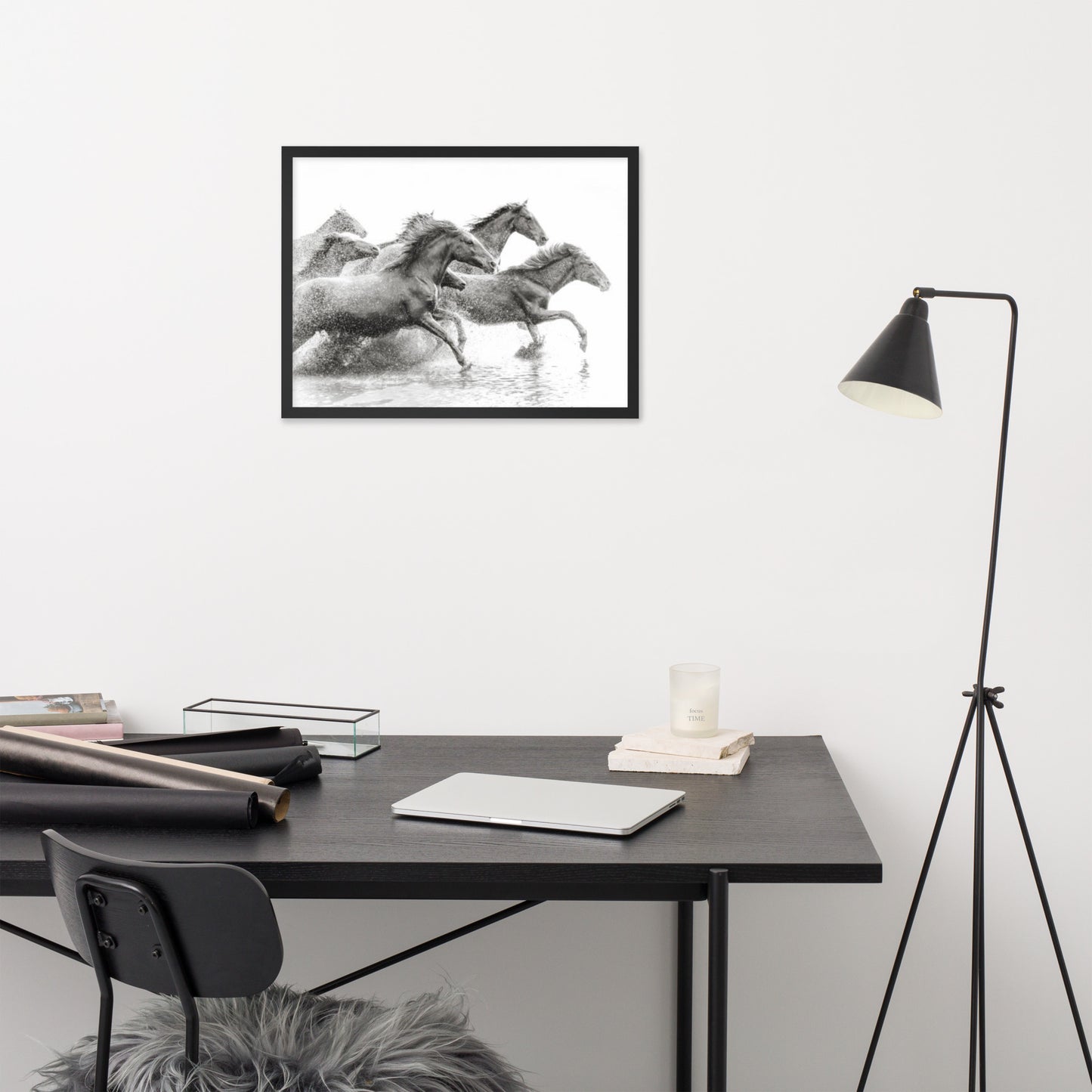 Framed Poster (Horse Wall Art Horizontal - Model 002)