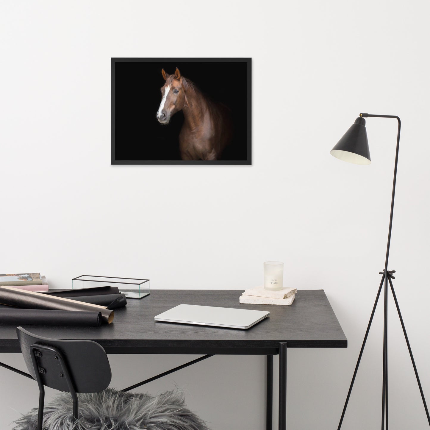 Framed Poster (Horse Wall Art Horizontal - Model 005)