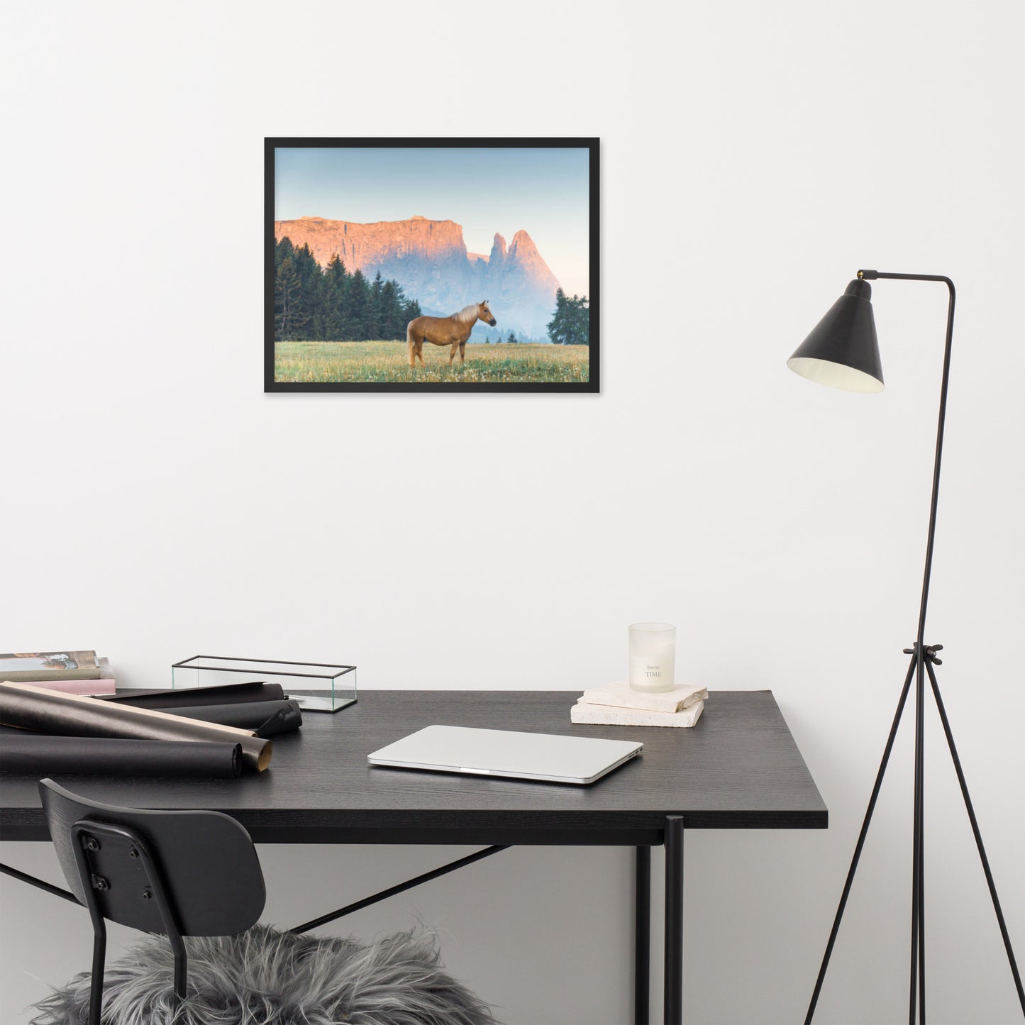 Framed Poster (Horse Wall Art Horizontal - Model 0015)