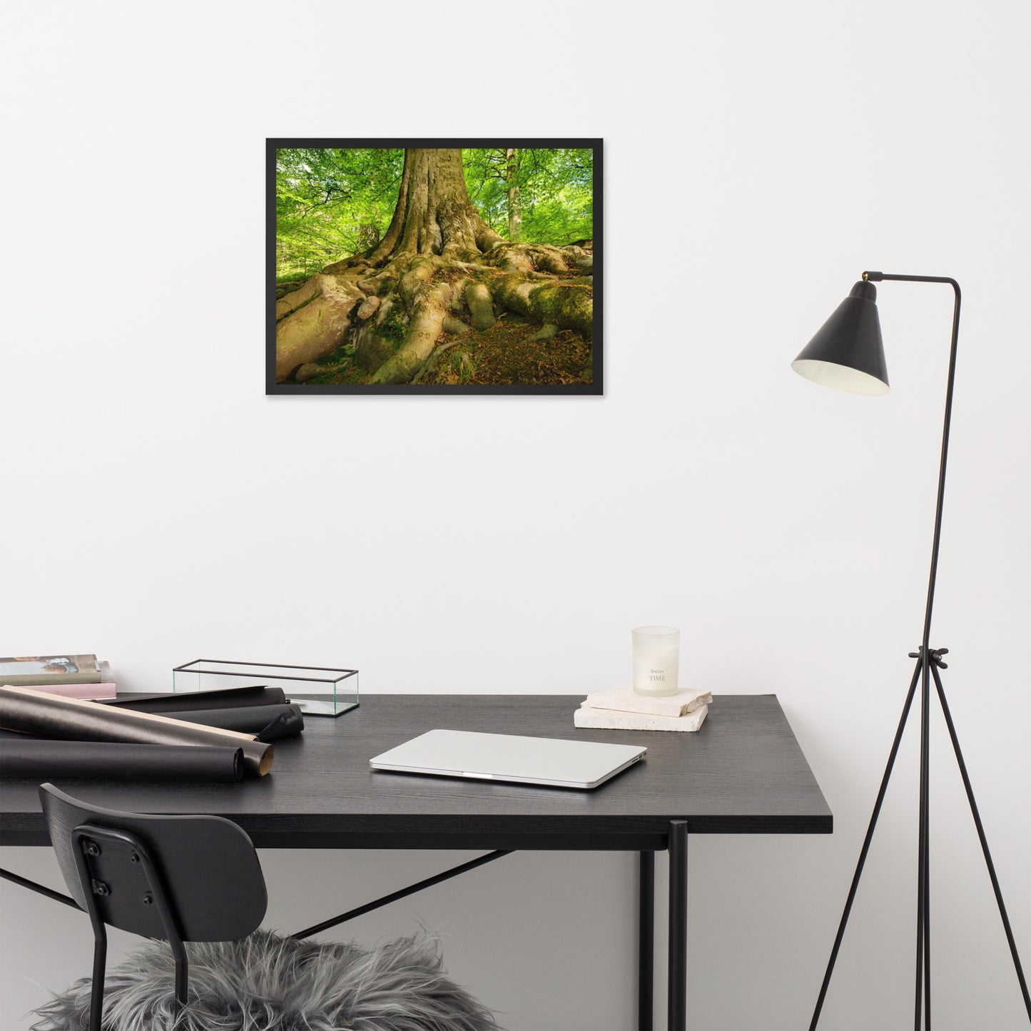 Scenic Nature View Framed Poster Wall Art (Horizontal Model 002)