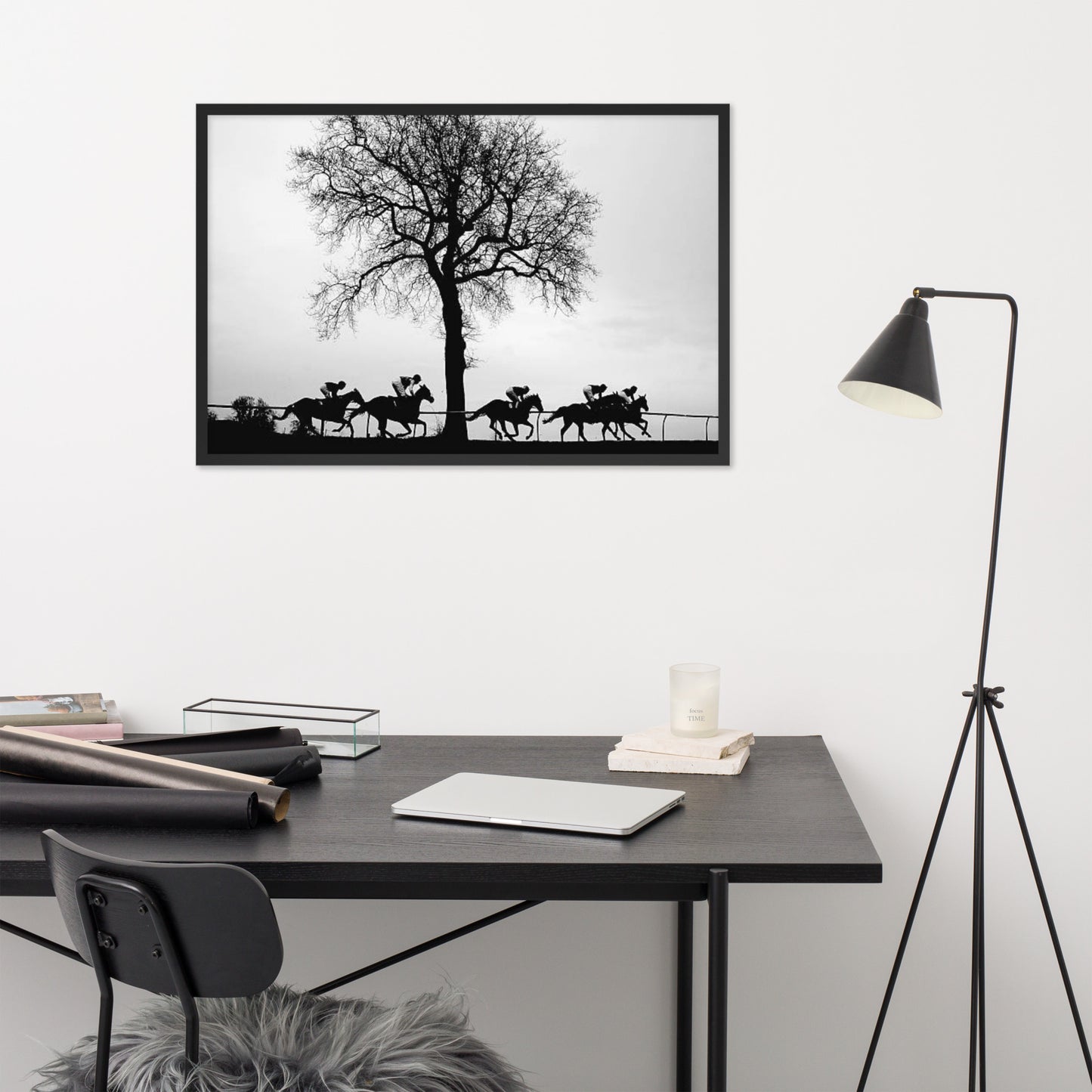 Framed Poster (Horse Wall Art Horizontal - Model 001)