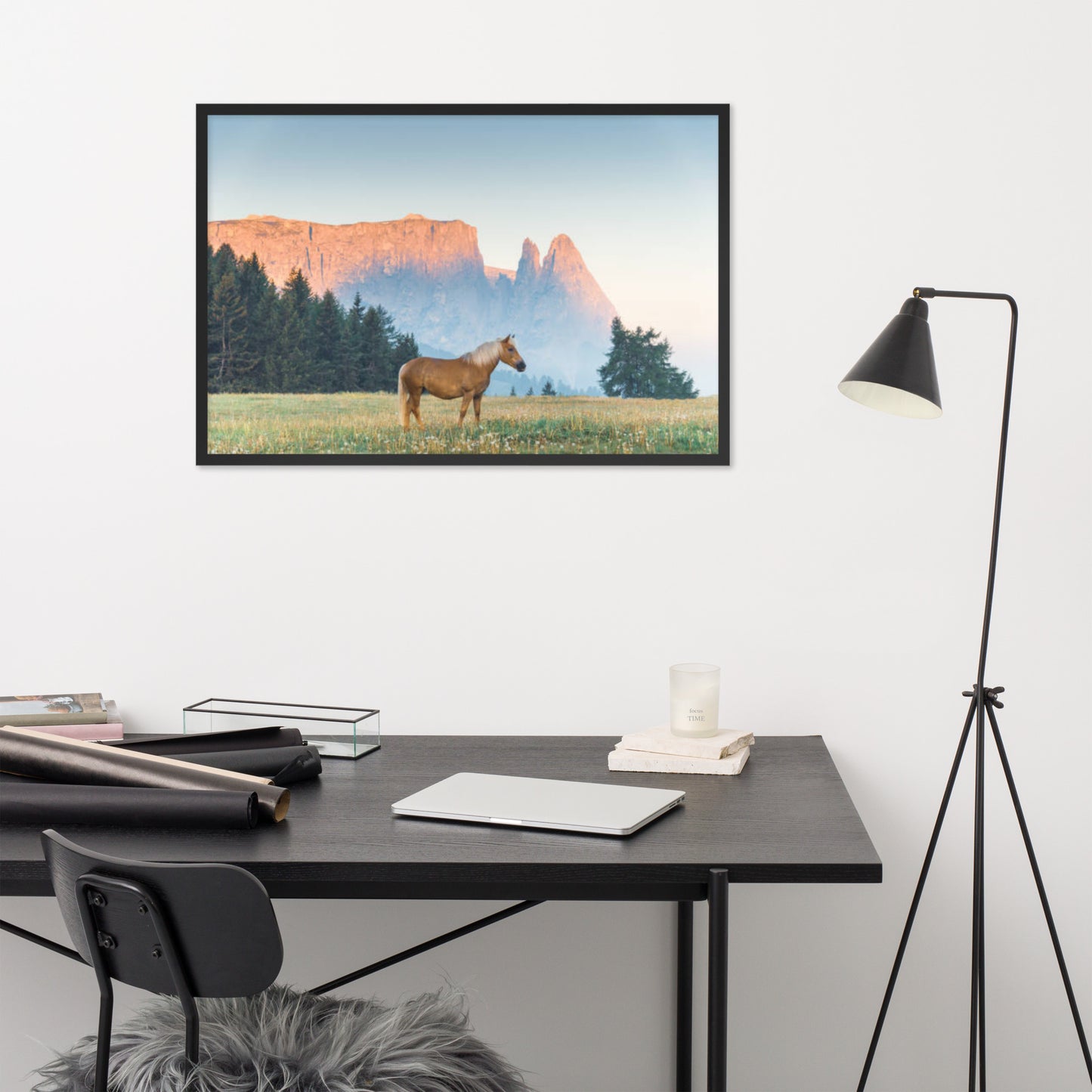 Framed Poster (Horse Wall Art Horizontal - Model 0015)