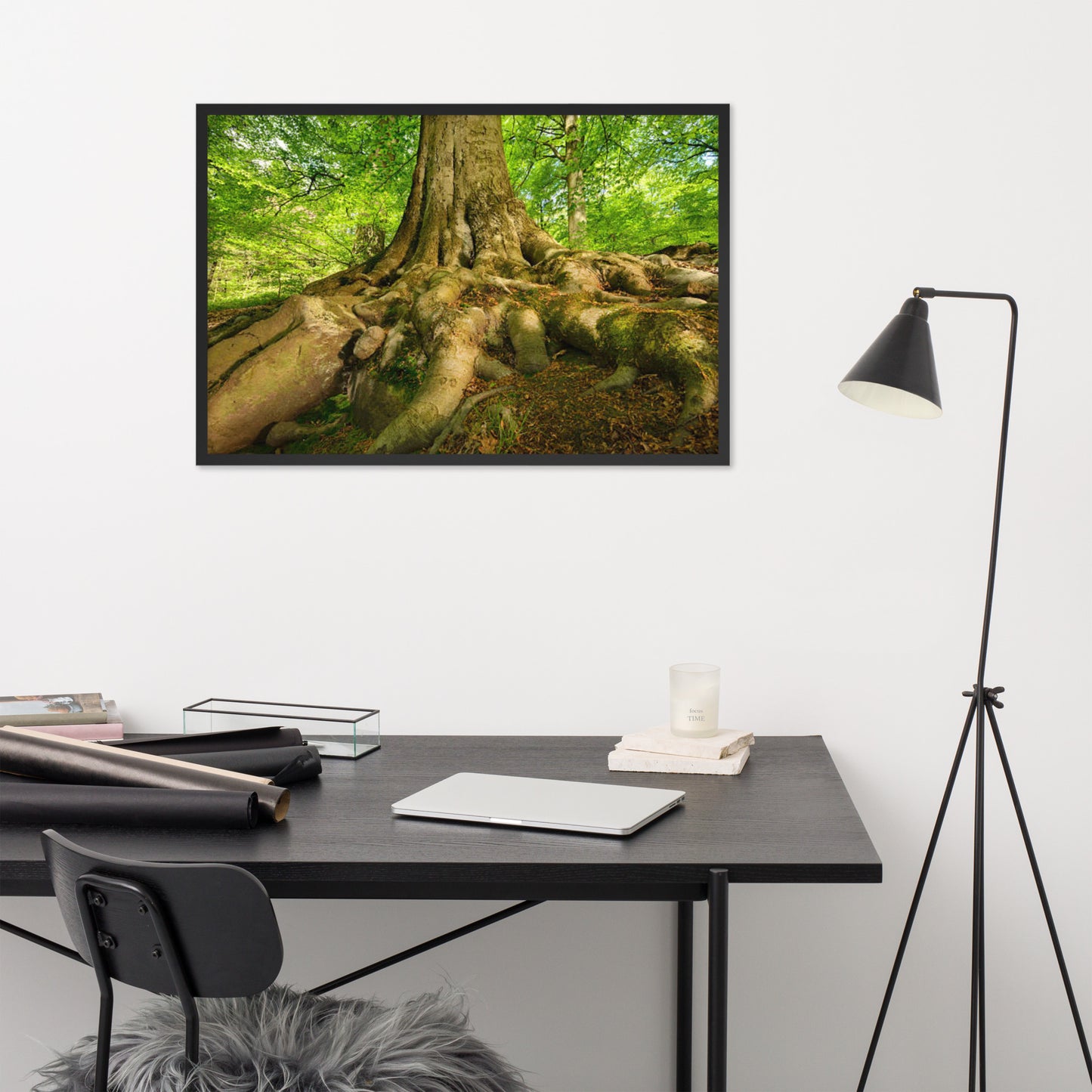 Scenic Nature View Framed Poster Wall Art (Horizontal Model 002)