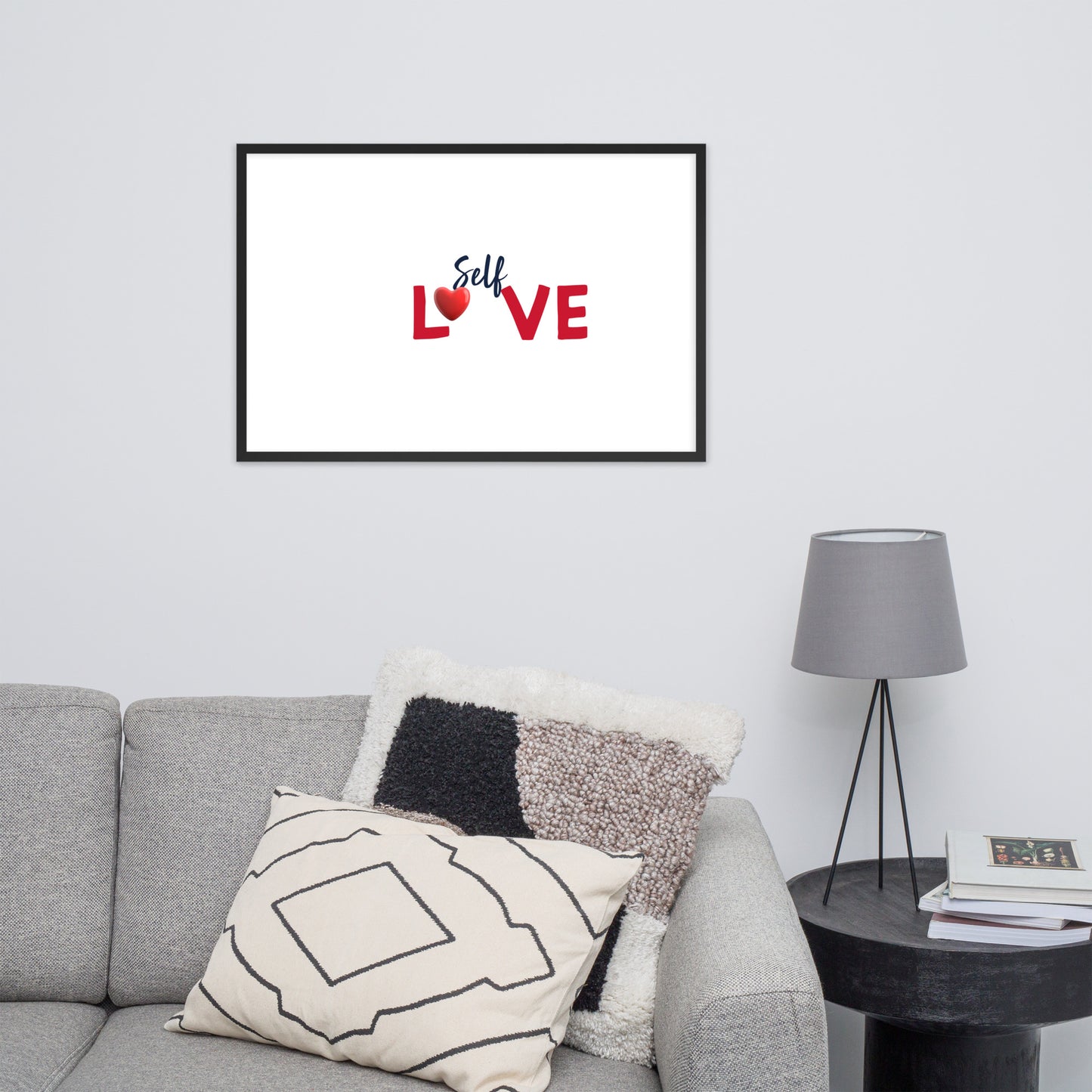 Framed Poster (Self Love - Love Framed Poster Horizontal Model 009)