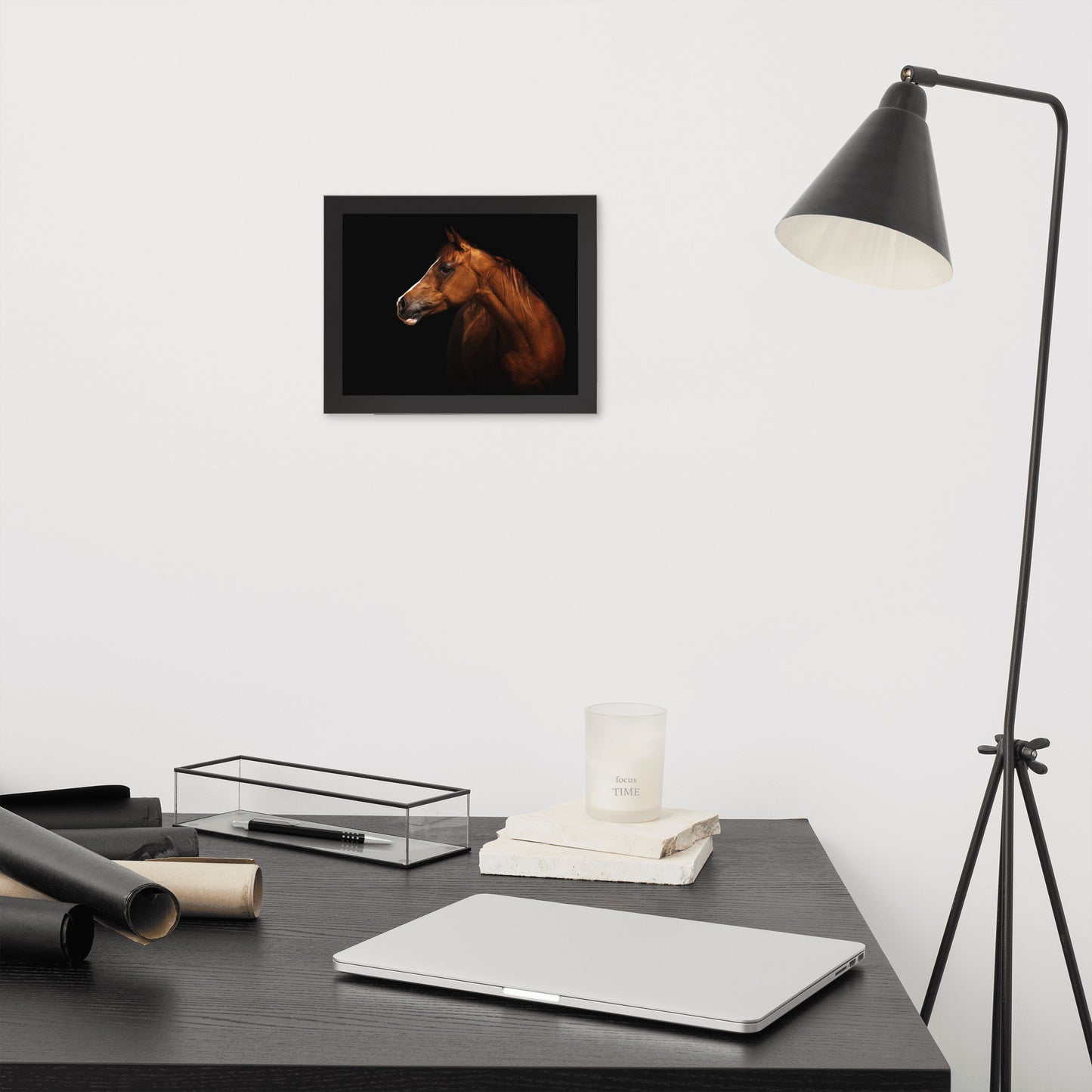 Framed Poster (Horse Wall Art Horizontal - Model 006)