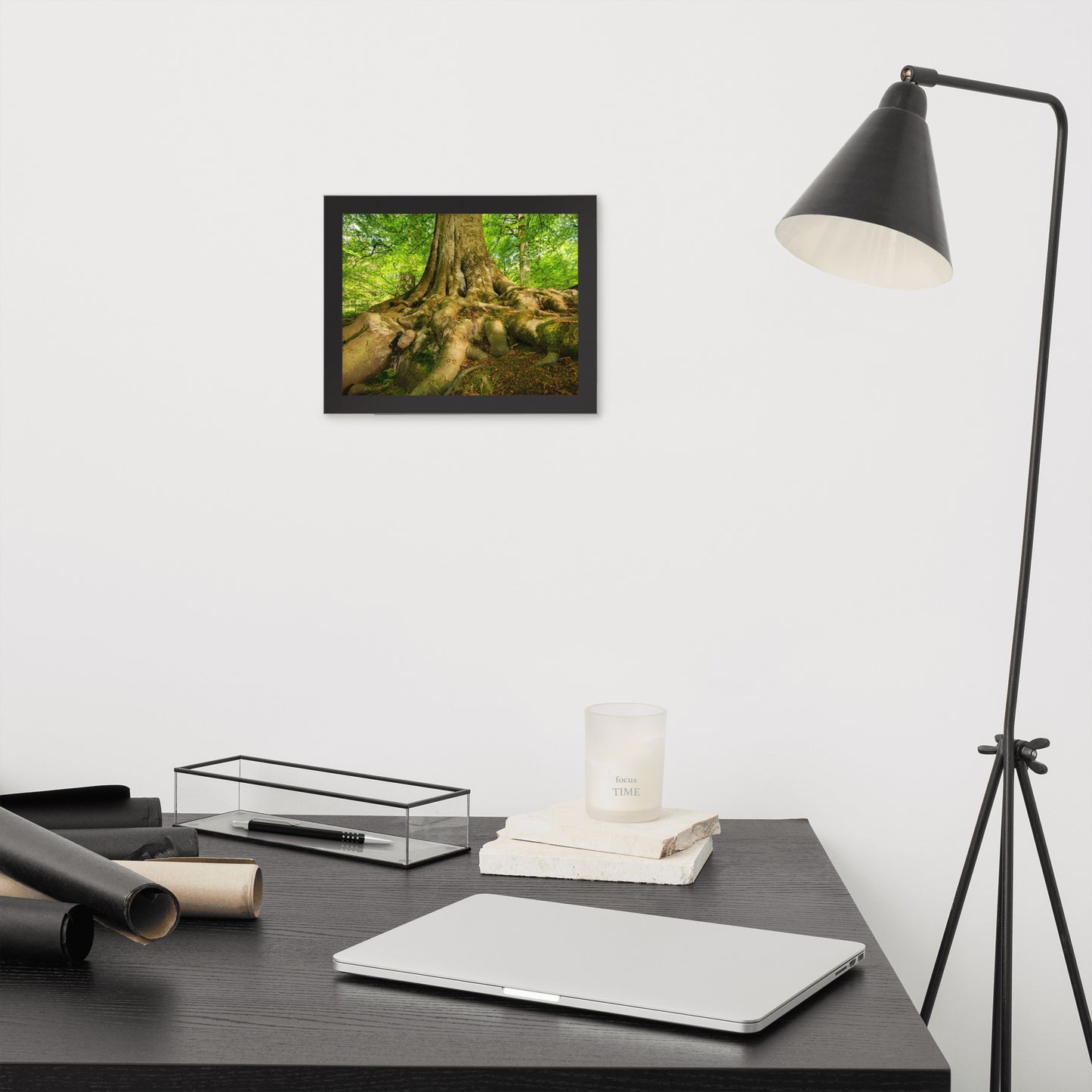 Scenic Nature View Framed Poster Wall Art (Horizontal Model 002)