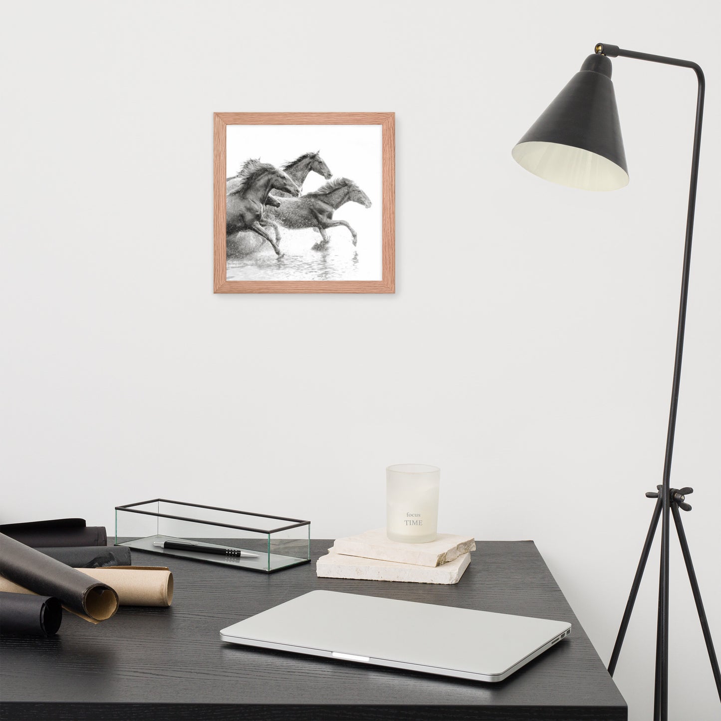 Framed Poster (Horse Wall Art Horizontal - Model 002)