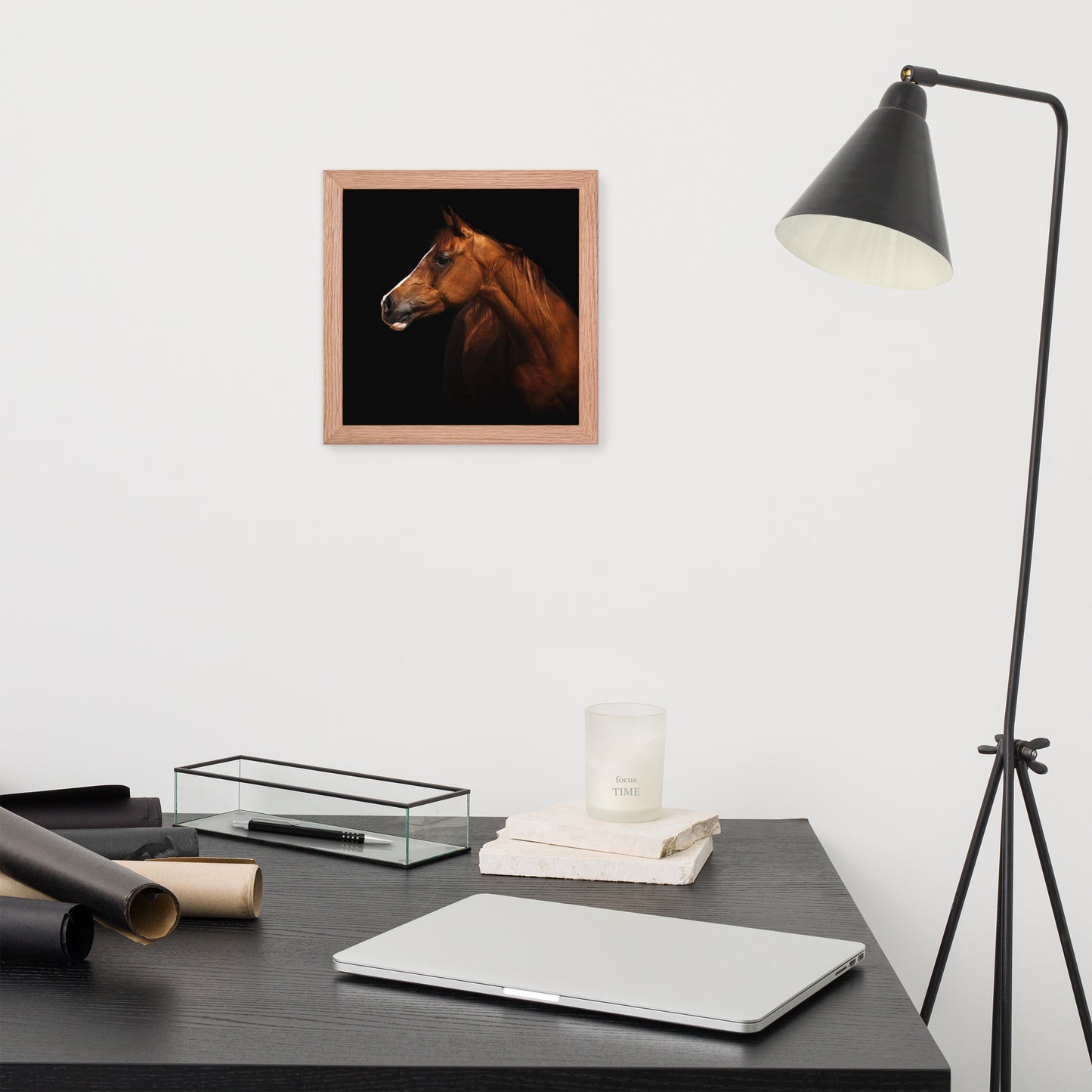 Framed Poster (Horse Wall Art Horizontal - Model 006)