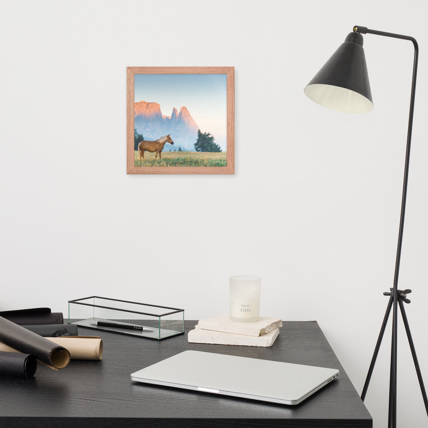 Framed Poster (Horse Wall Art Horizontal - Model 0015)