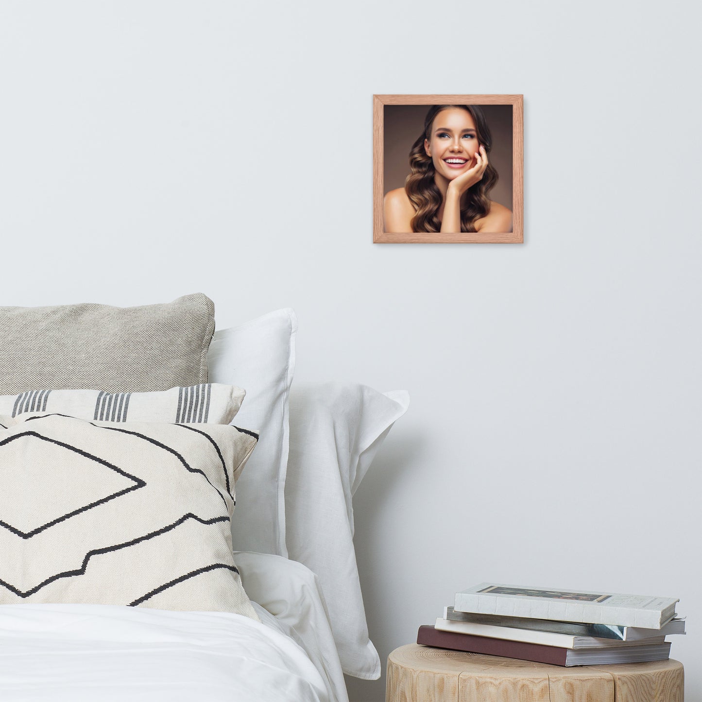 Smiles + Laughter = Priceless. Framed Poster Wall Art (Horizontal Model 009)