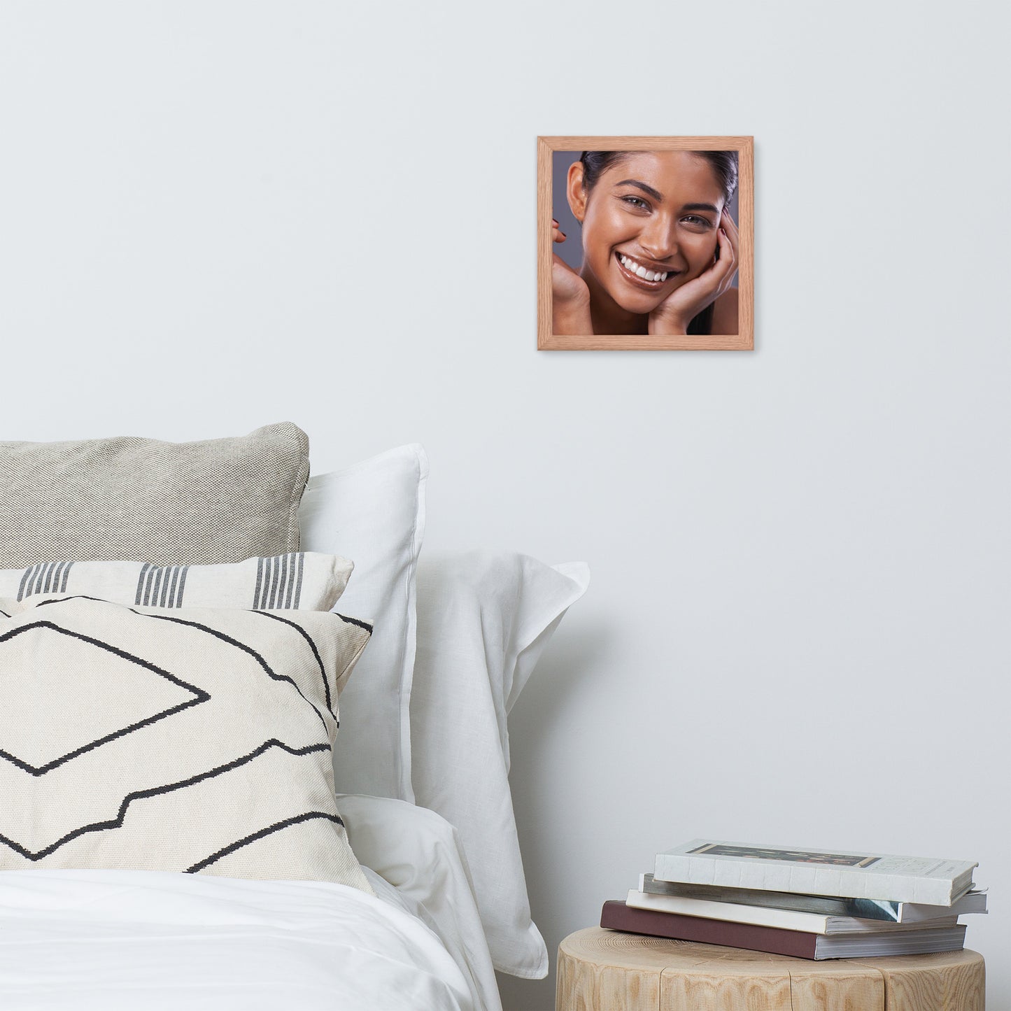 Smiles + Laughter = Priceless. Framed Poster Wall Art (Horizontal Model 0013)