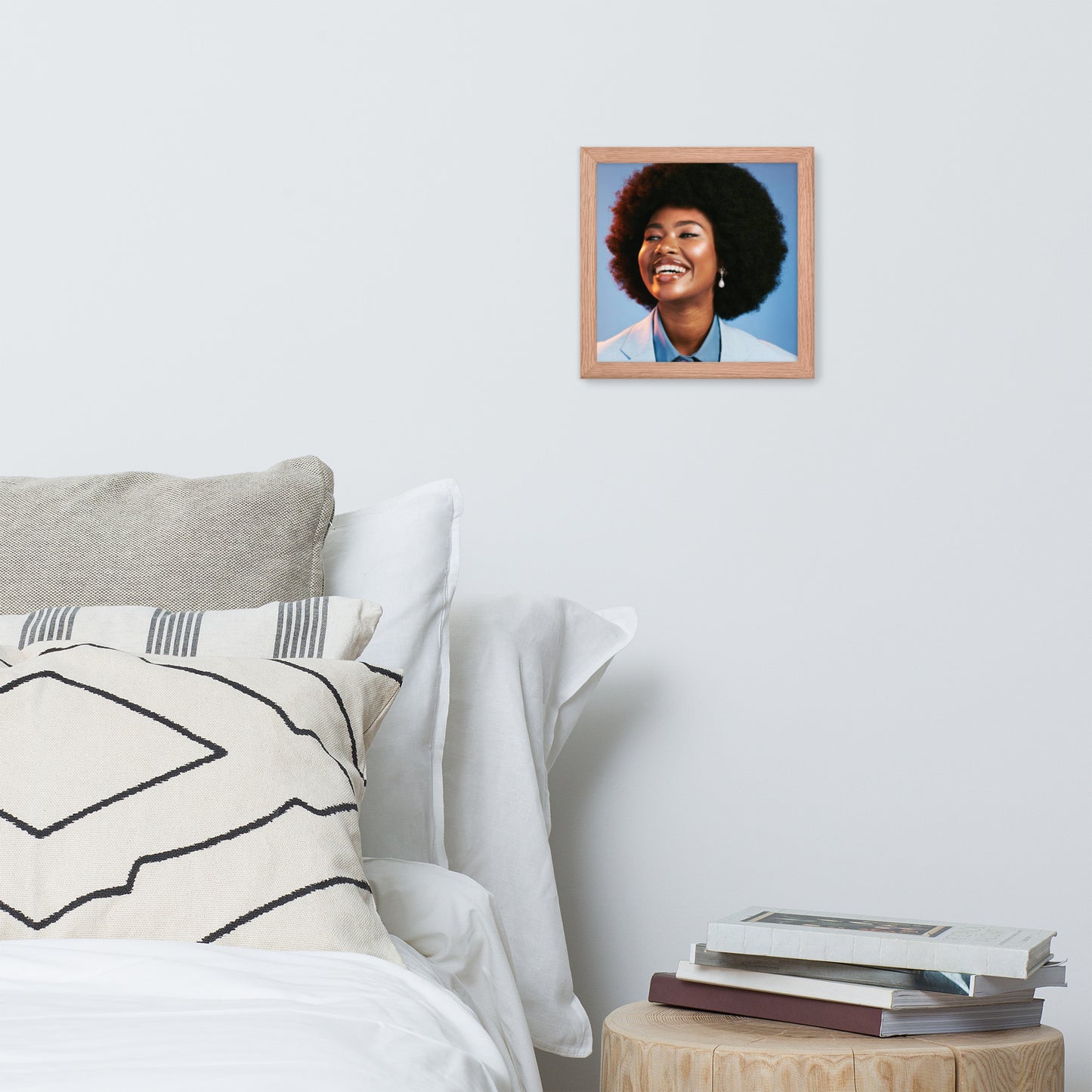 Smiles + Laughter = Priceless. Framed Poster Wall Art (Horizontal Model 0015)