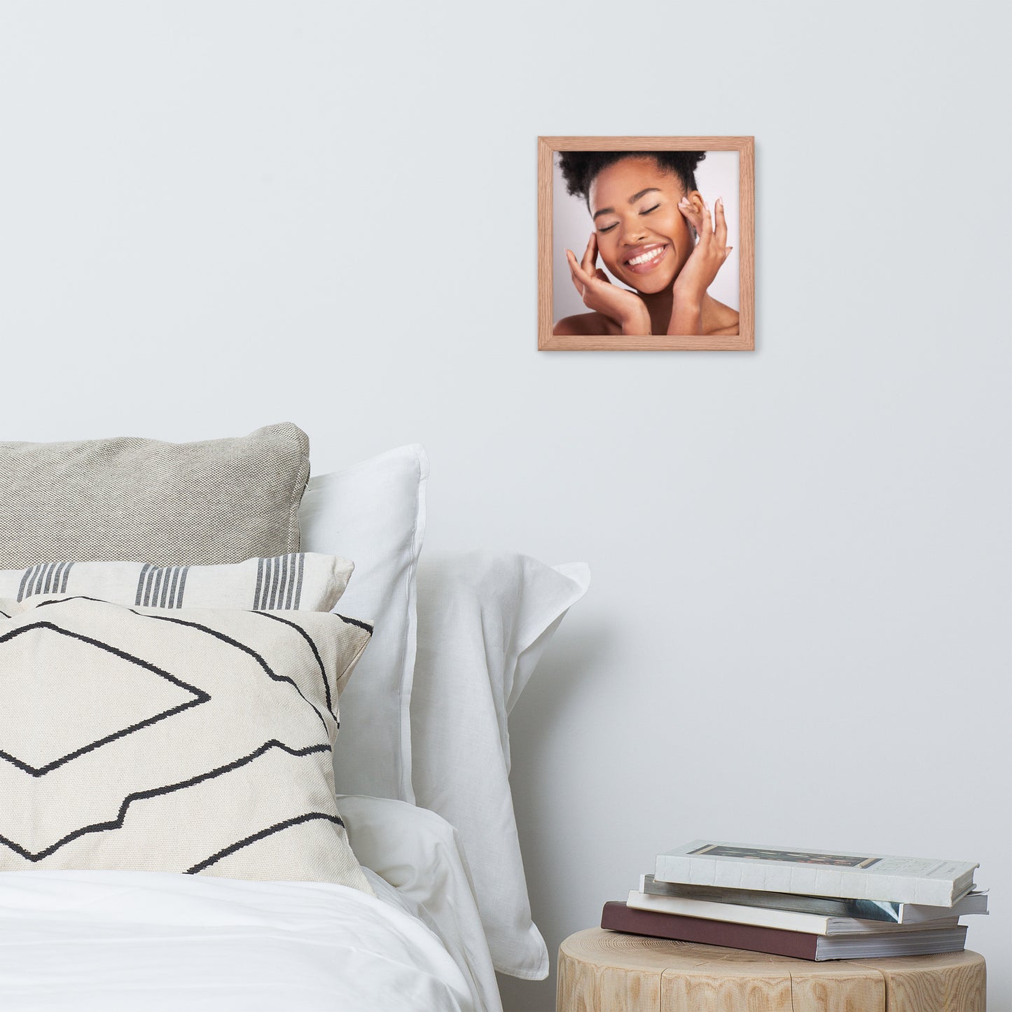 Smiles + Laughter = Priceless. Framed Poster Wall Art (Horizontal Model 0022)