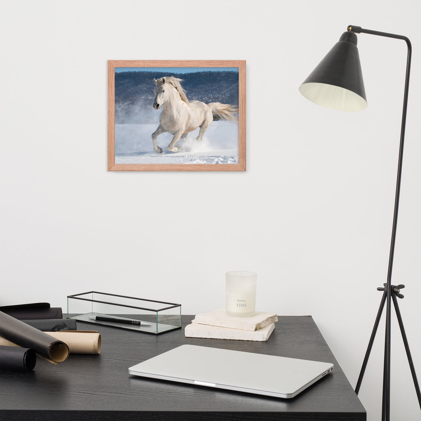 Framed Poster (Horse Wall Art Horizontal - Model 0012)