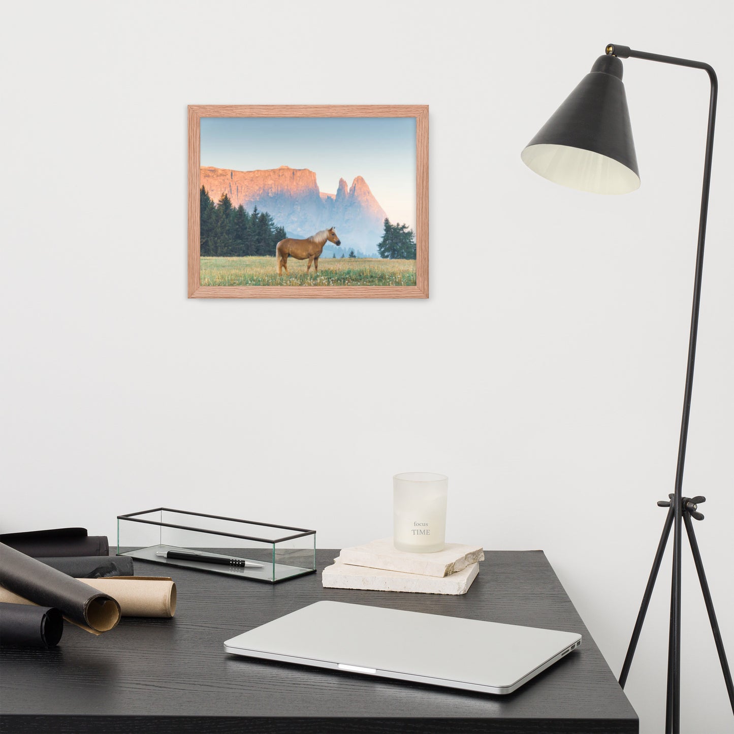 Framed Poster (Horse Wall Art Horizontal - Model 0015)