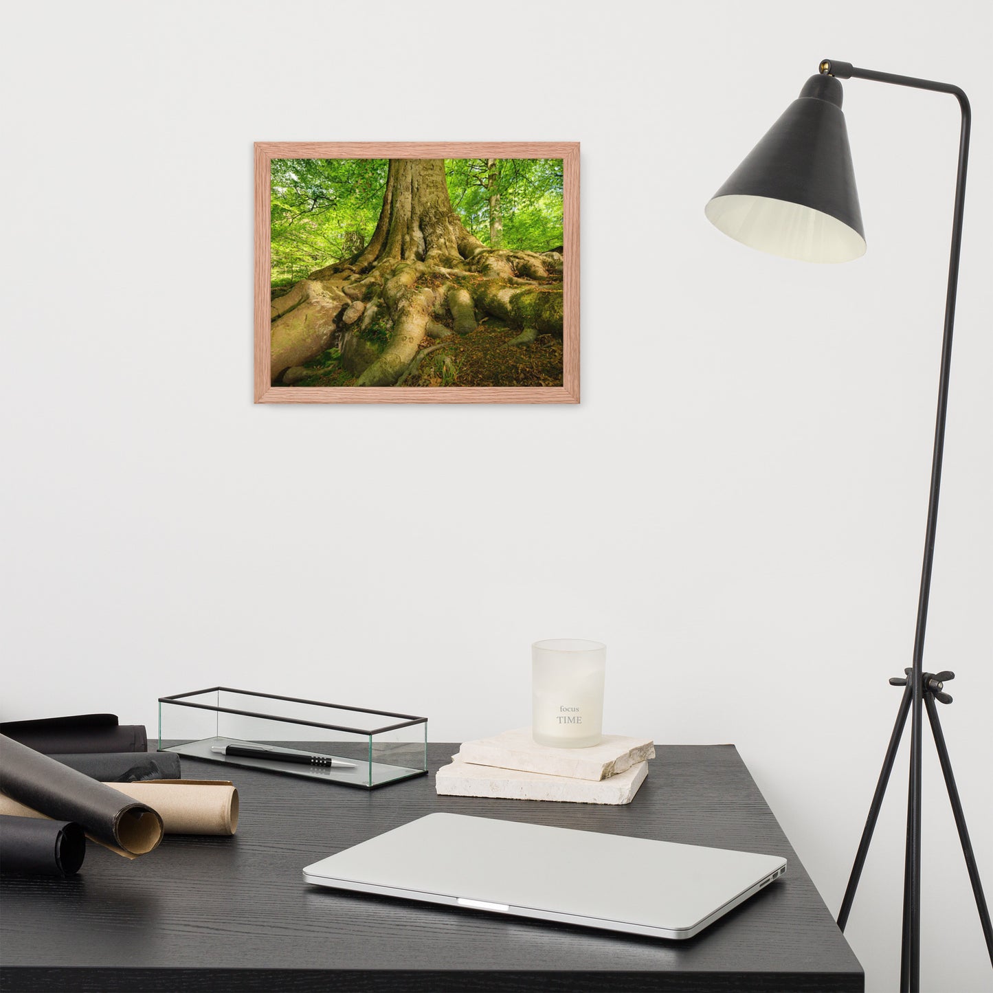 Scenic Nature View Framed Poster Wall Art (Horizontal Model 002)