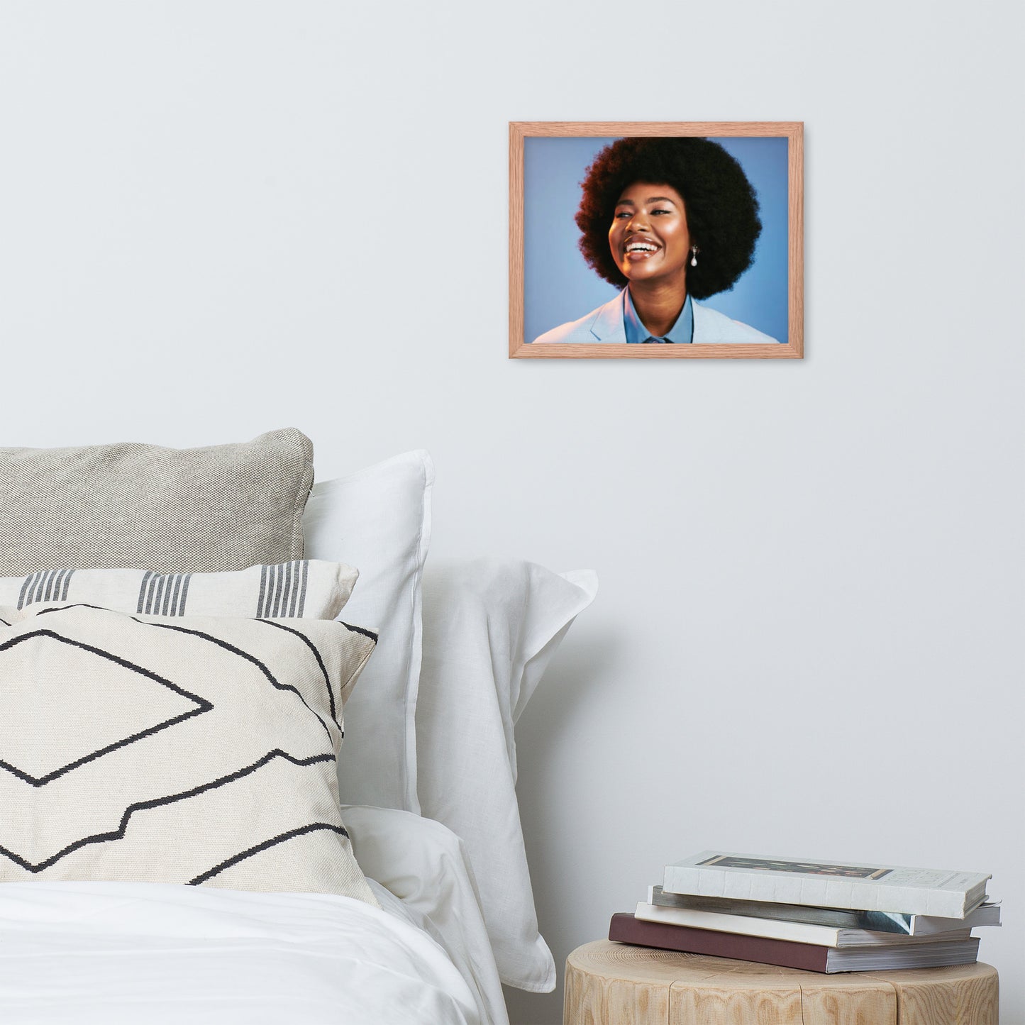 Smiles + Laughter = Priceless. Framed Poster Wall Art (Horizontal Model 0015)