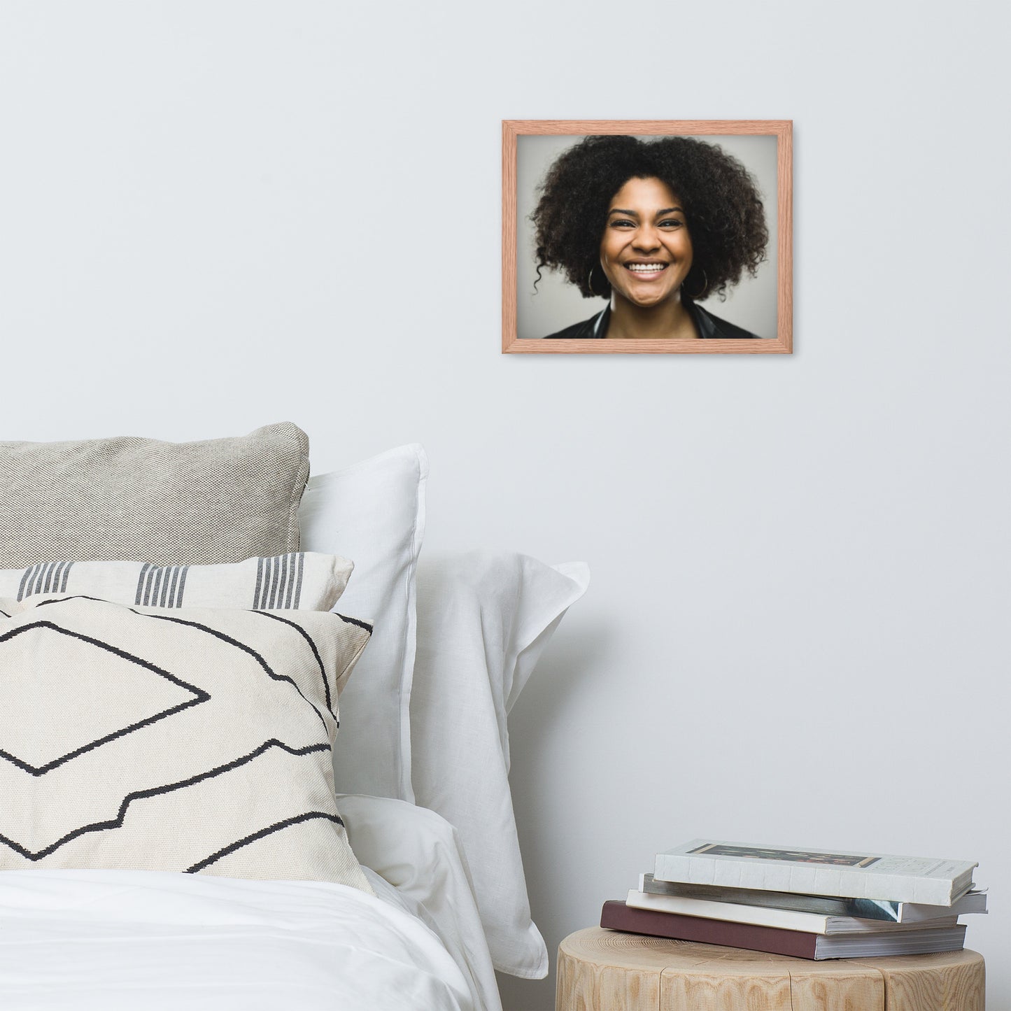 Smiles + Laughter = Priceless. Framed Poster Wall Art (Horizontal Model 0028)