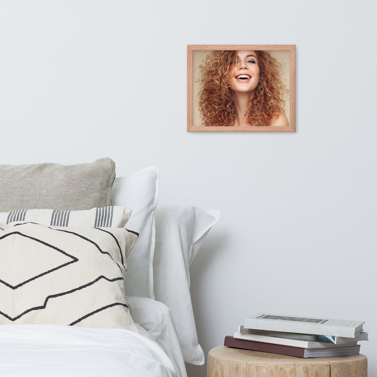 Smiles + Laughter = Priceless. Framed Poster Wall Art (Horizontal Model 0034)