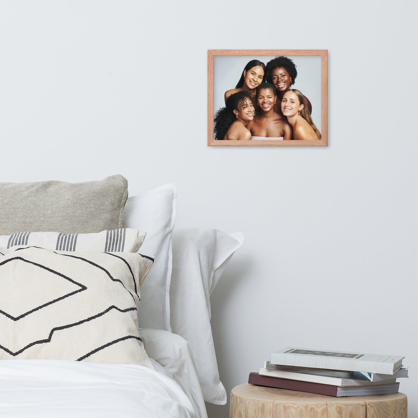 Smiles + Laughter = Priceless. Framed Poster Wall Art (Horizontal Model 0036)